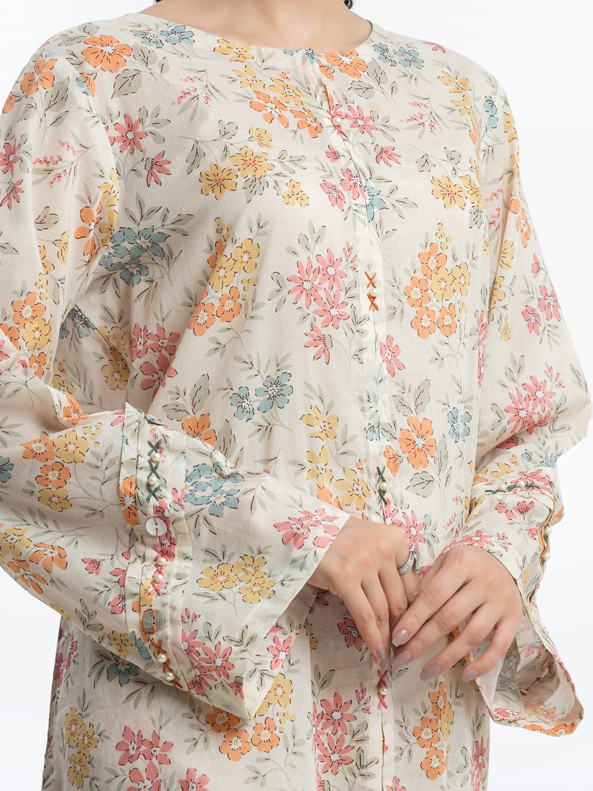 Pret Printed Lawn Co-ord Set - EWTKP24-81311ST - Image 3