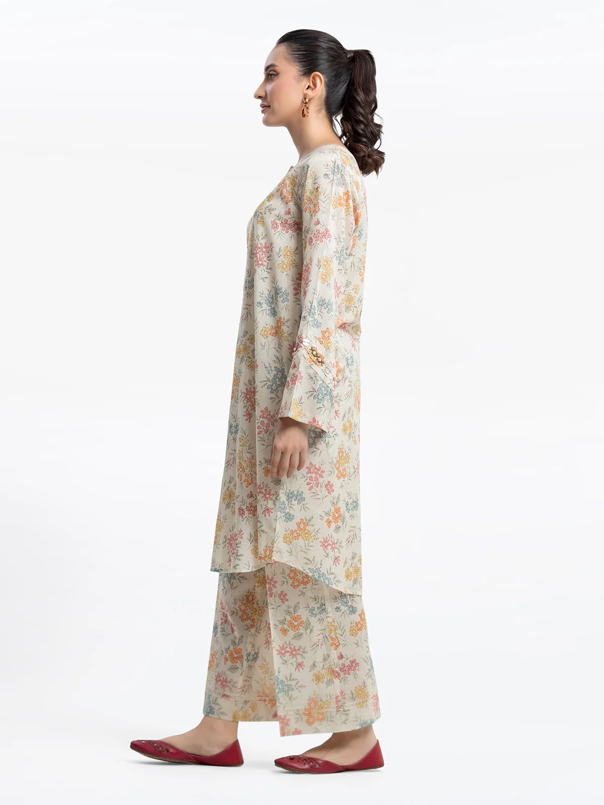 Pret Printed Lawn Co-ord Set - EWTKP24-81311ST - Image 4