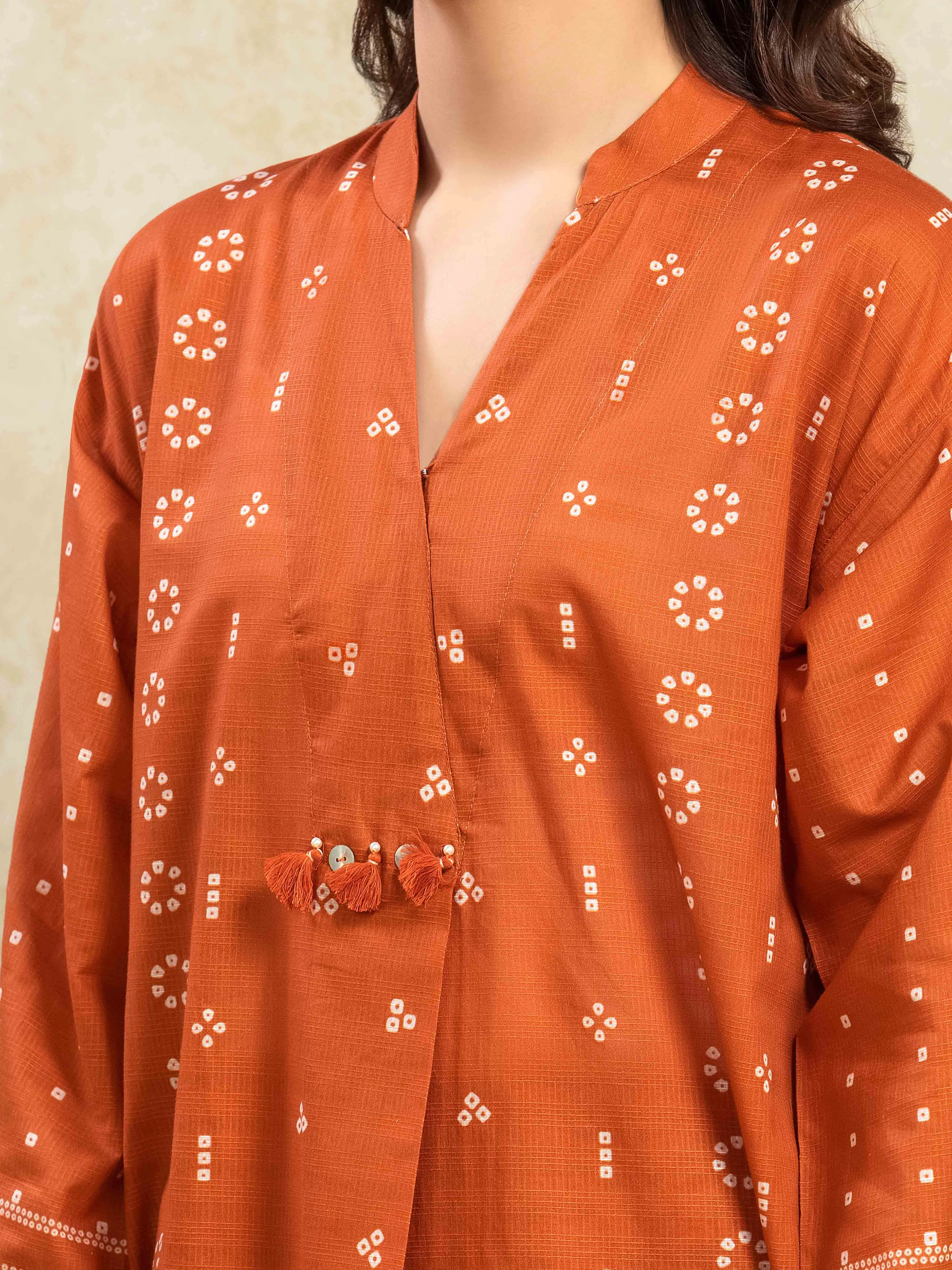 Pret Printed Lawn Slub Shirt Trouser - EWTKP5-81738ST - Image 3