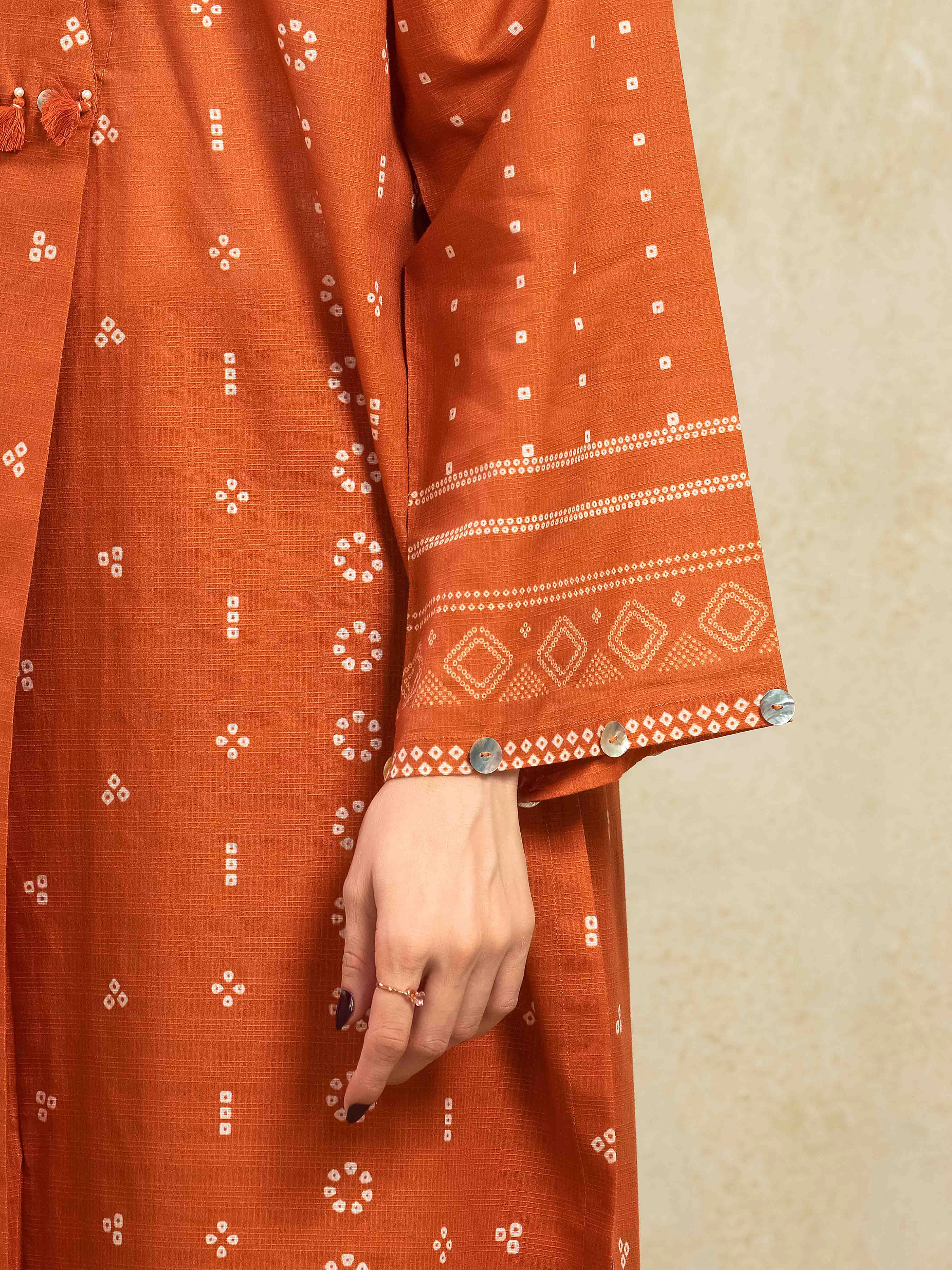 Pret Printed Lawn Slub Shirt Trouser - EWTKP5-81738ST - Image 4