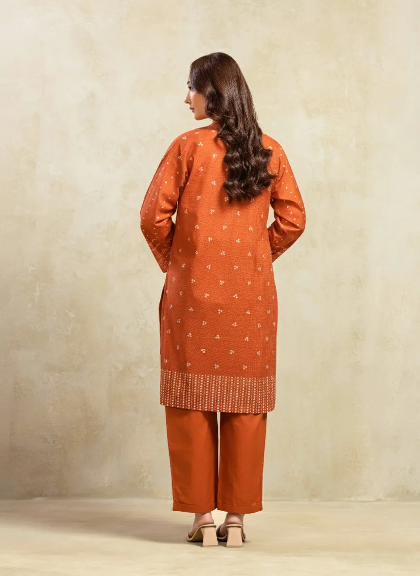 Pret Printed Lawn Slub Shirt Trouser - EWTKP5-81738ST - Image 6