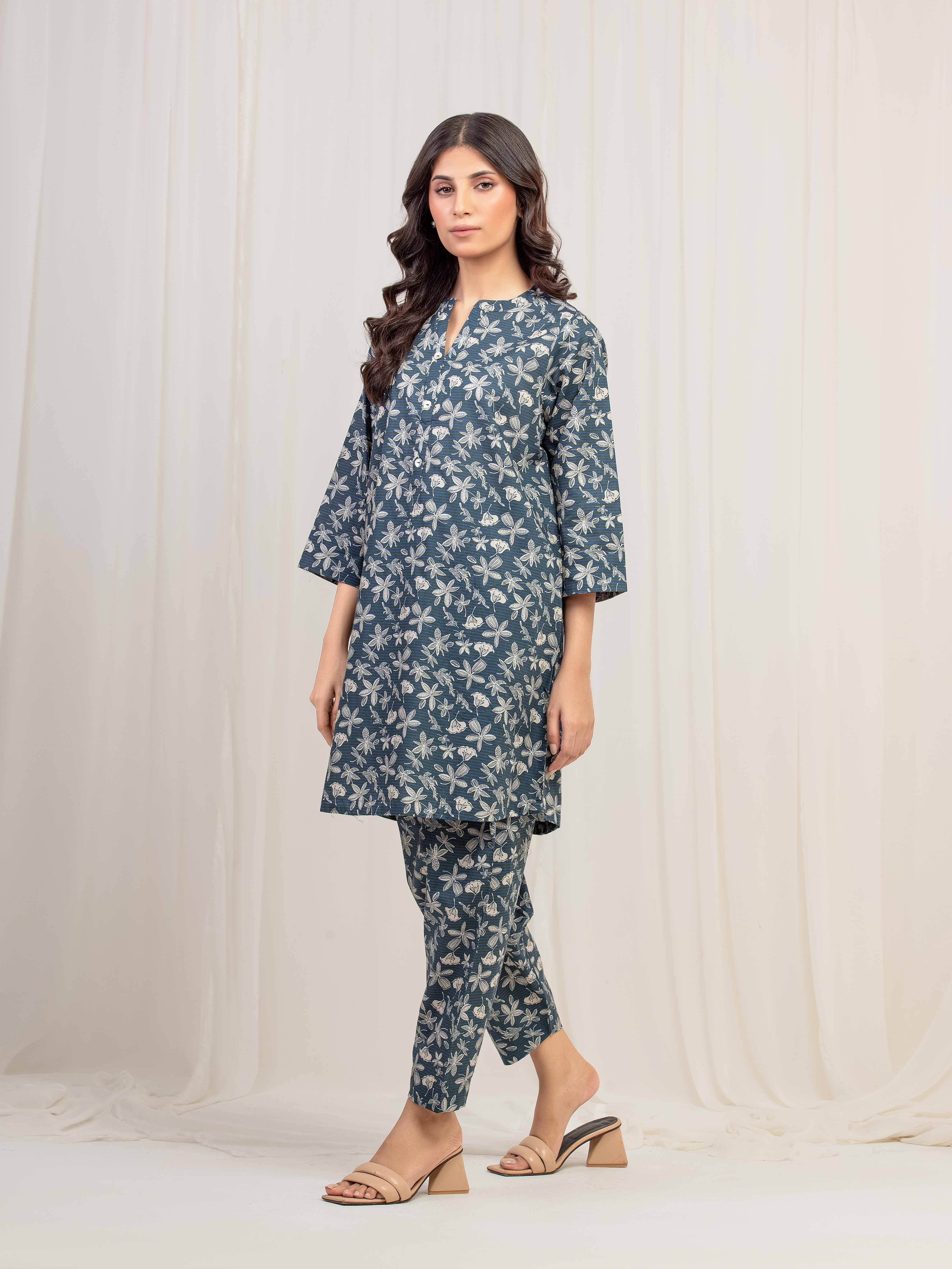 Pret Printed Lawn Co-Ord Set - EWTKP5-81853ST - Image 4