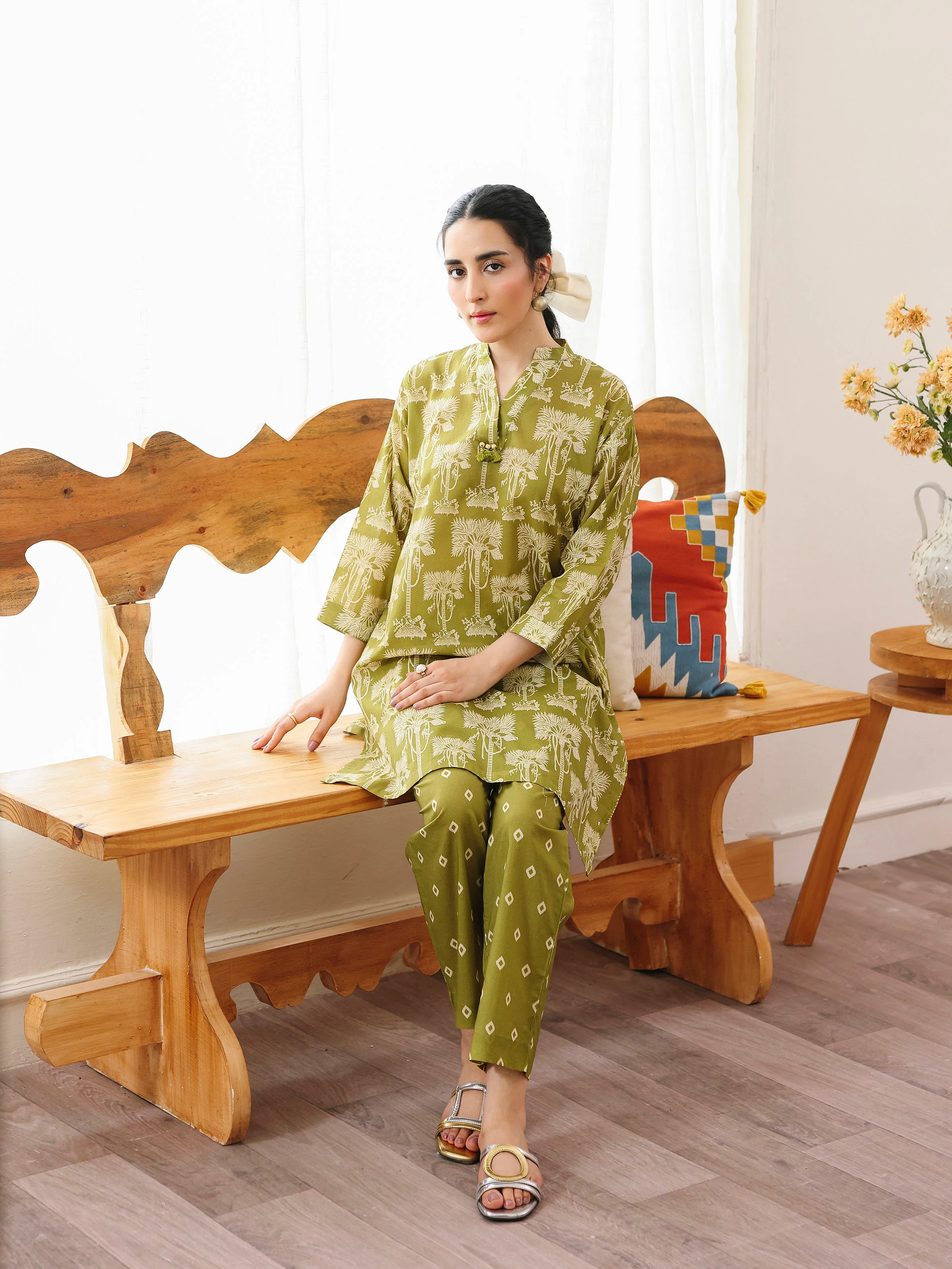 Pret Printed Lawn Co-Ord Set - EWTKP5-81870ST - Image 2