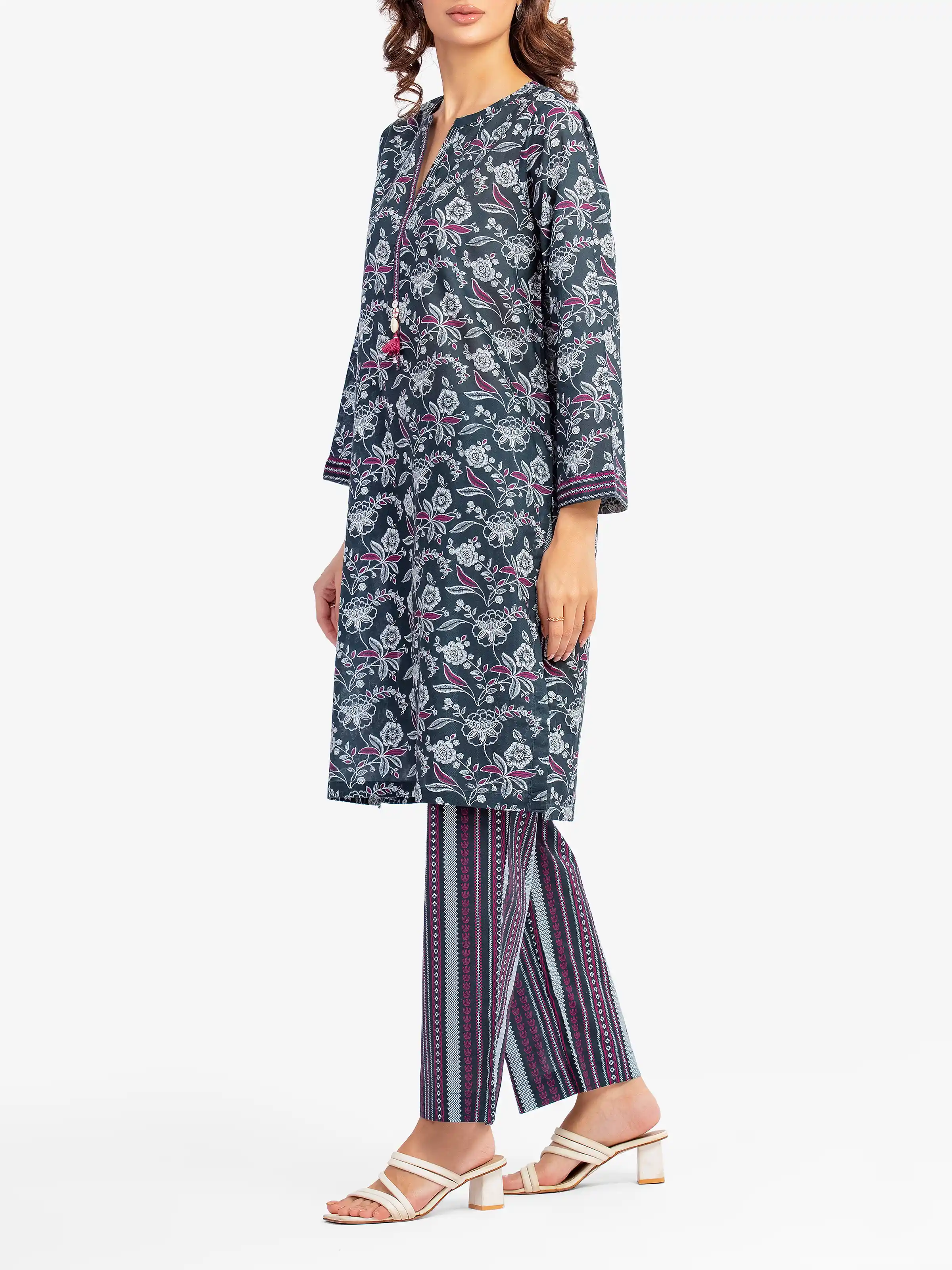 Pret Printed Lawn Co-Ord Set - EWTKP5-81883ST - Image 2