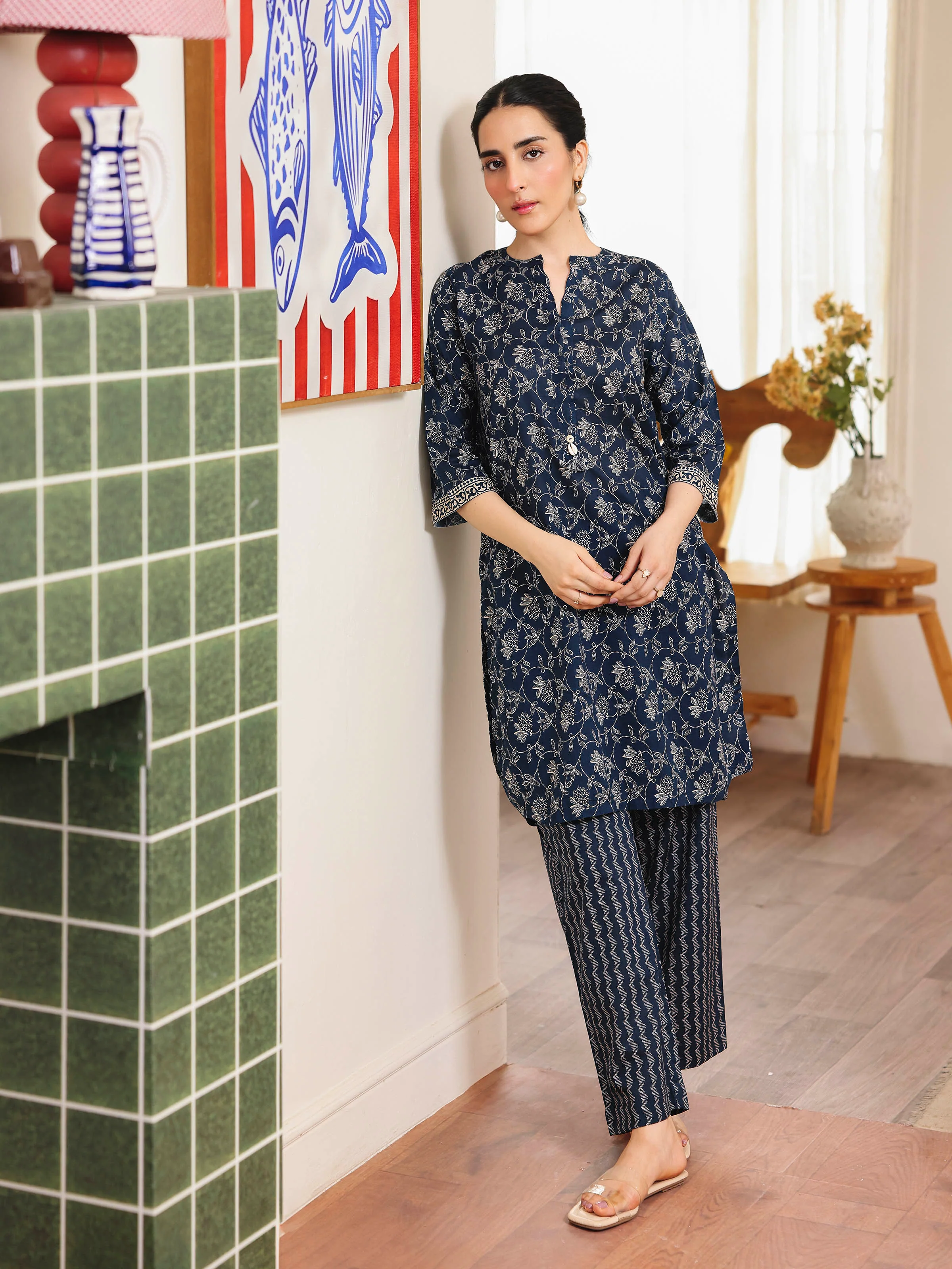 Pret Printed Lawn Co-Ord Set - EWTKP5-81884ST - Image 4