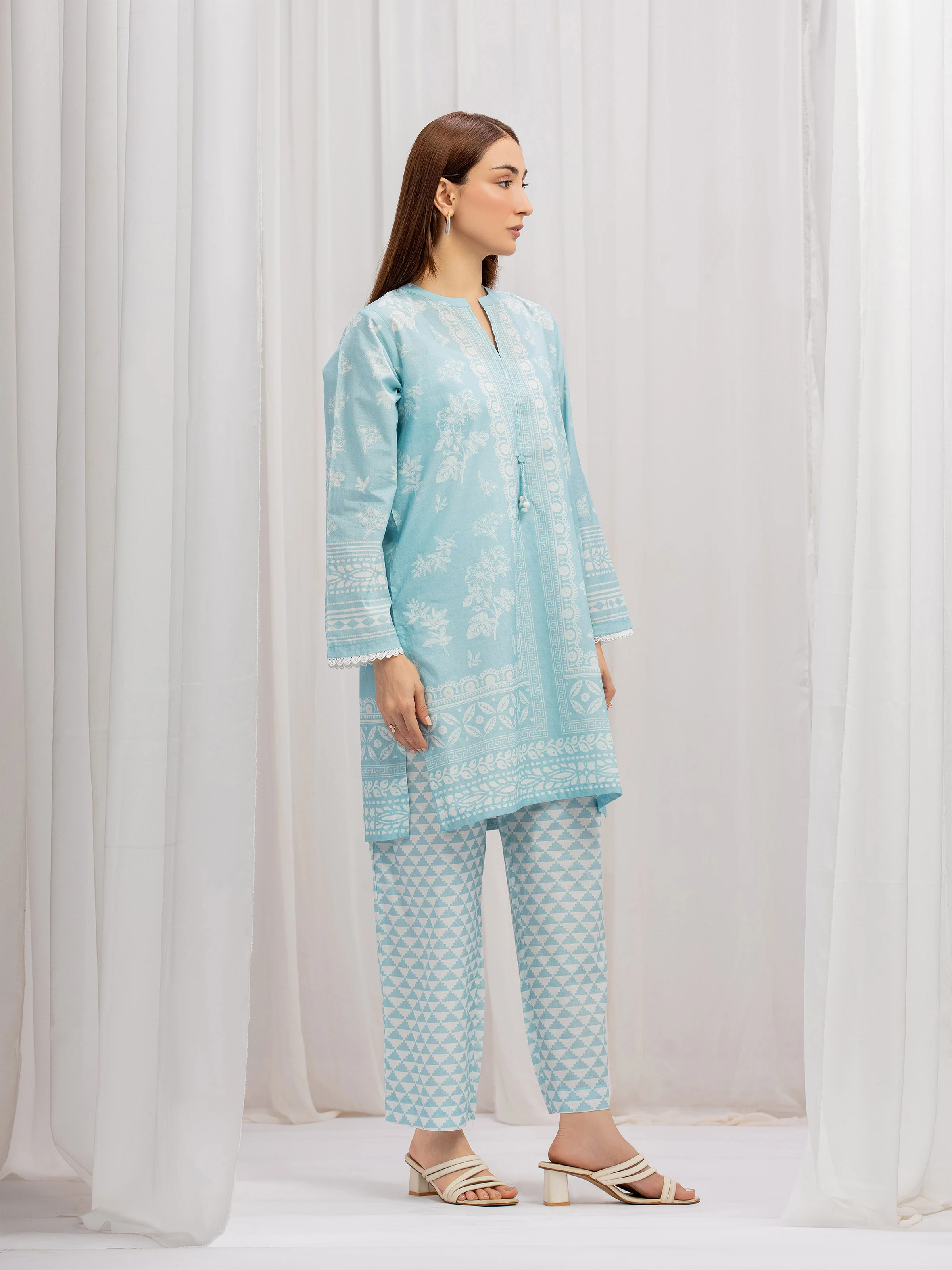 Pret Printed Lawn Co-Ord Set - EWTKP5-81891ST - Image 5