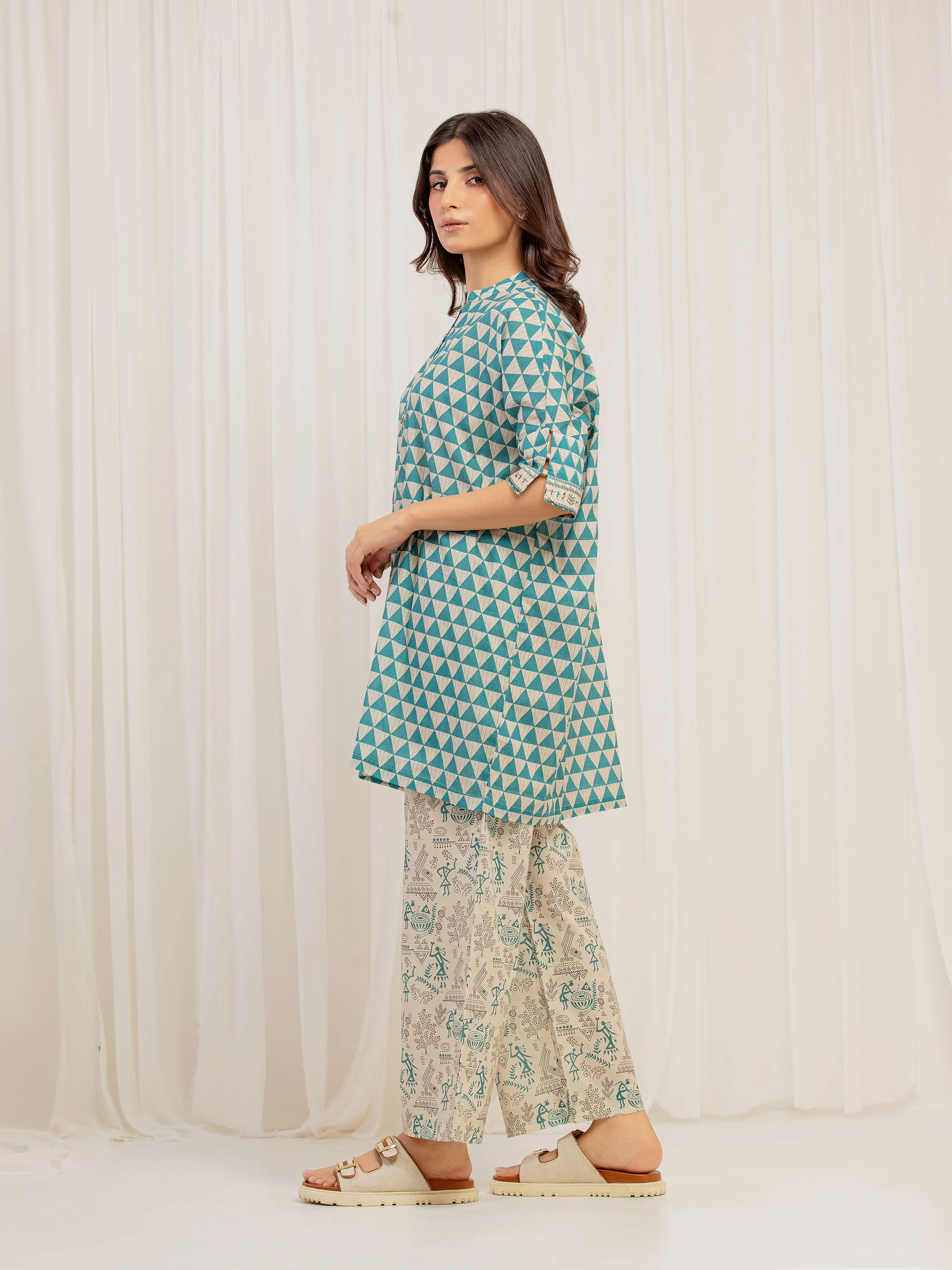 Pret Printed Lawn Co-Ord Set - EWTKP5-82089ST - Image 4