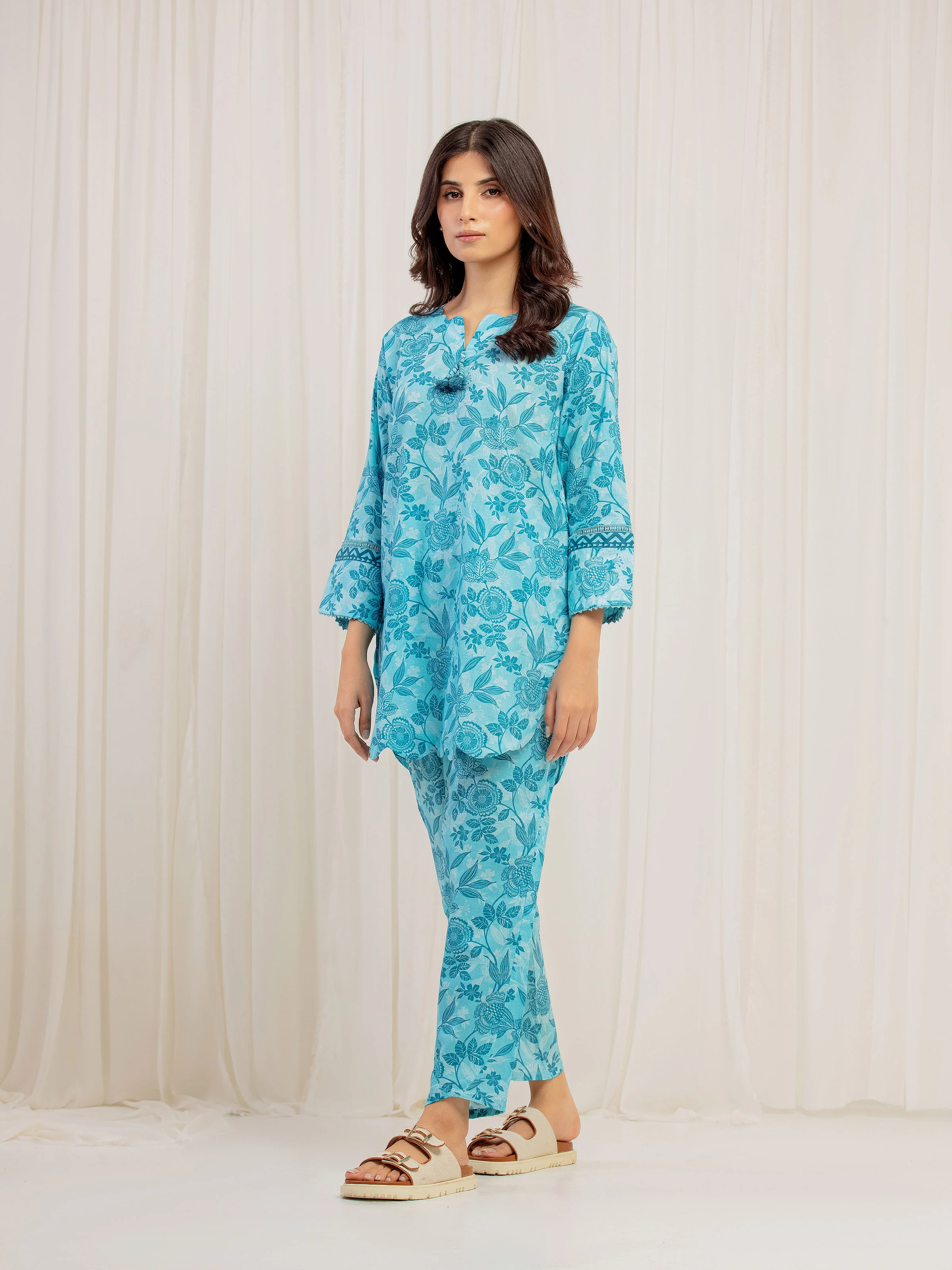 Pret Printed Lawn Co-ord Set - EWTKP5-82380ST - Image 4