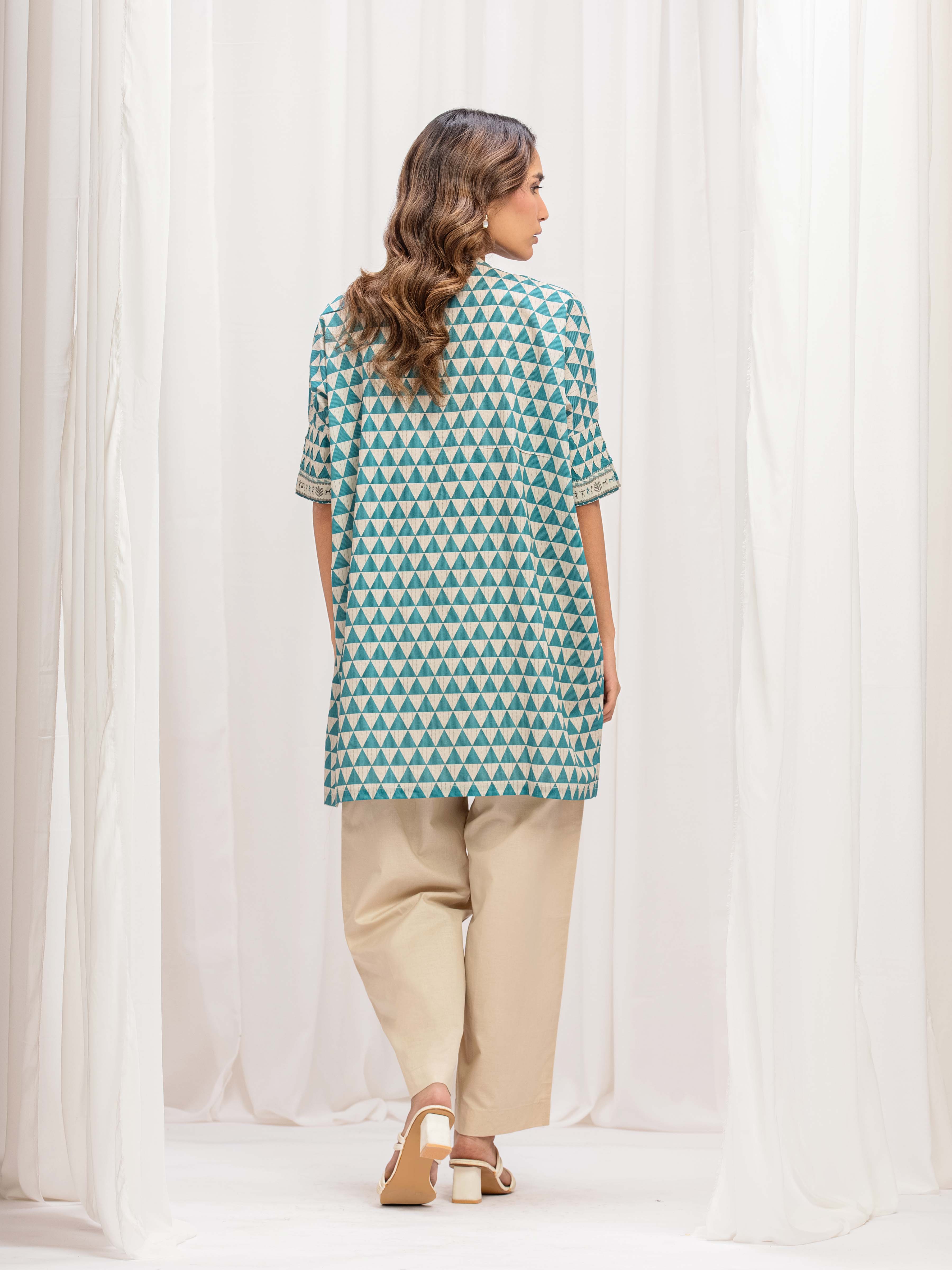 Pret Printed Lawn Shirt Trouser - EWTKP5-83004ST - Image 5
