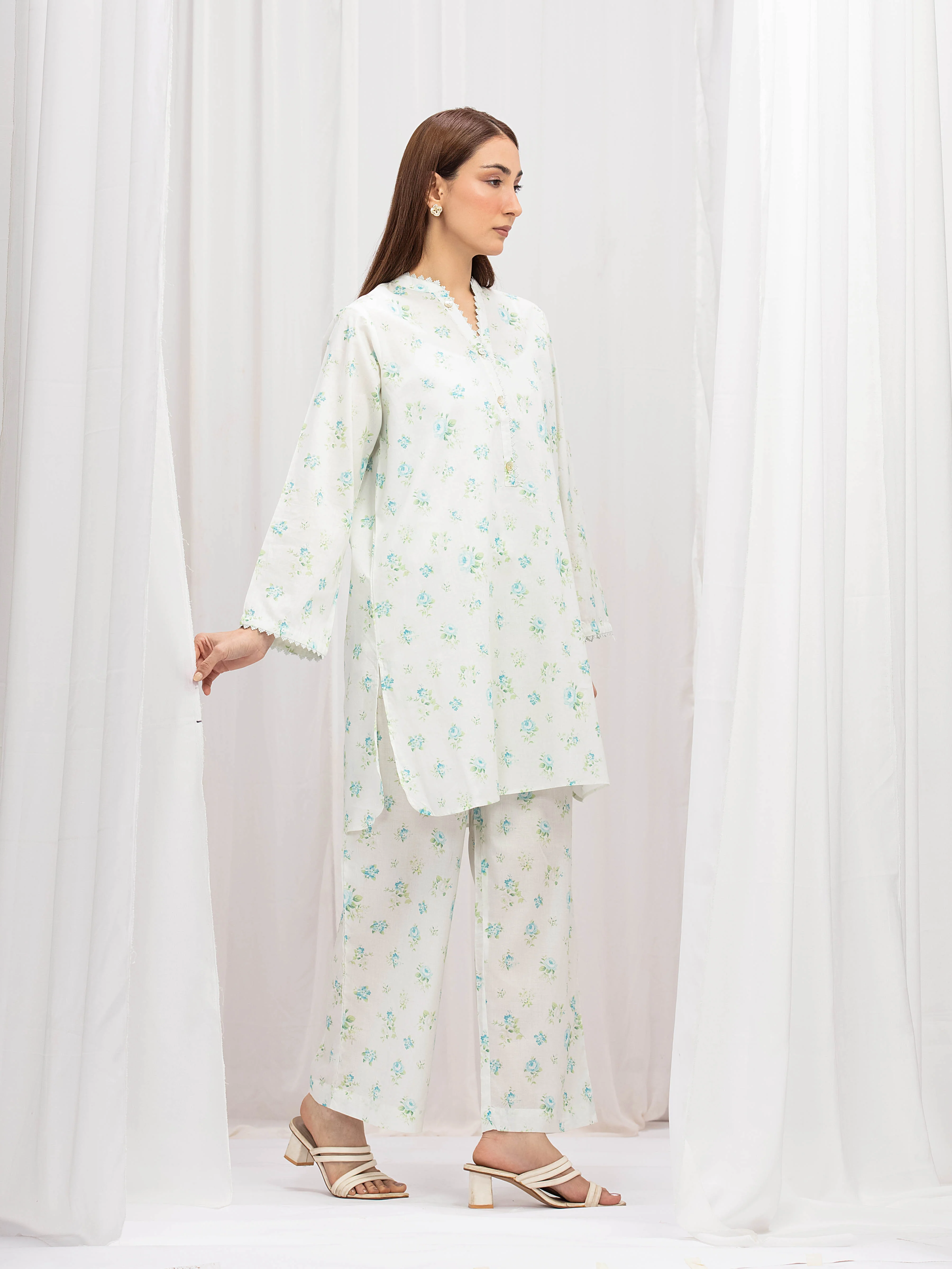 Pret Printed Lawn Co-ord Set - EWTKP5-85000ST - Image 4