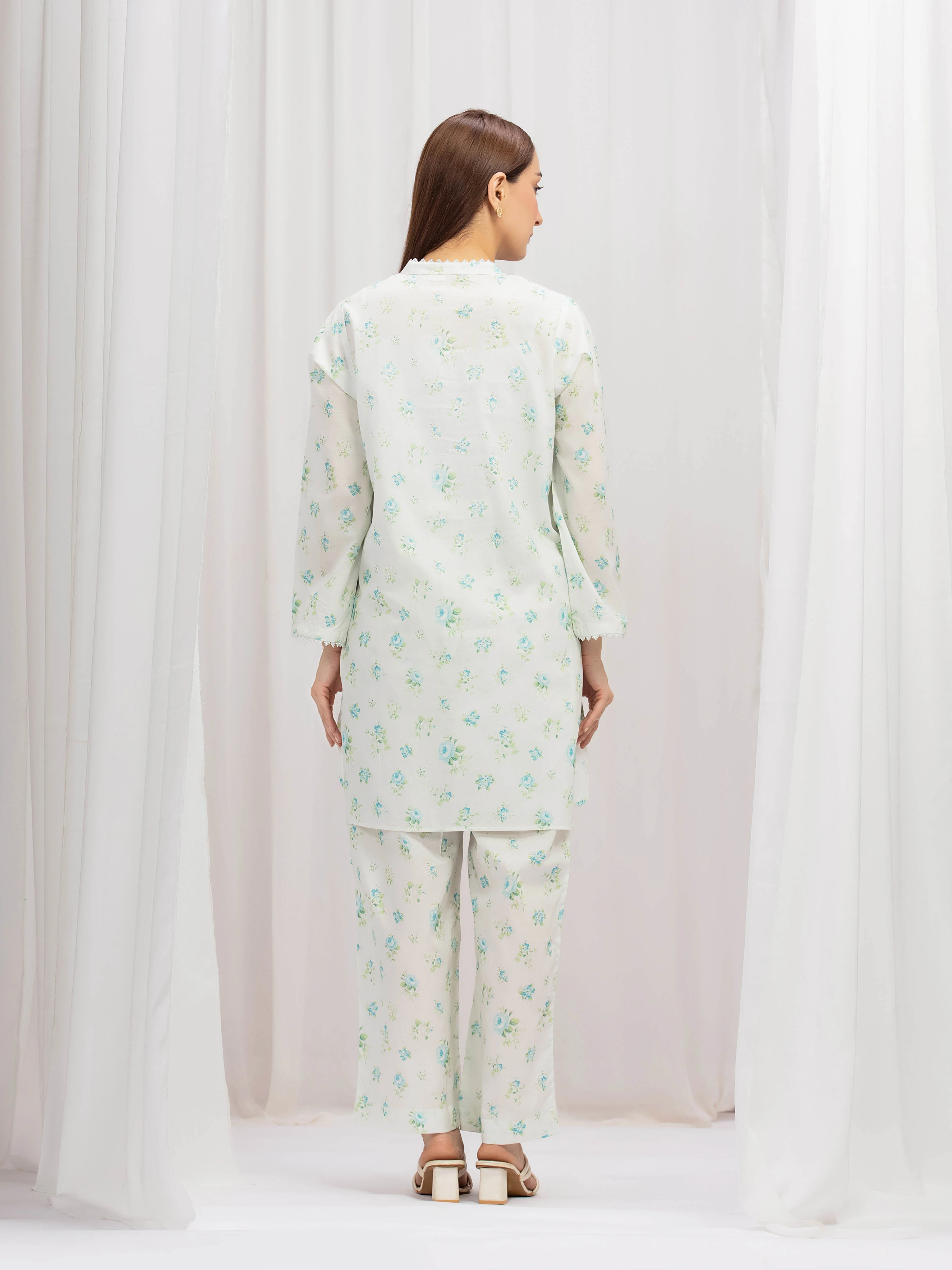 Pret Printed Lawn Co-ord Set - EWTKP5-85000ST - Image 5