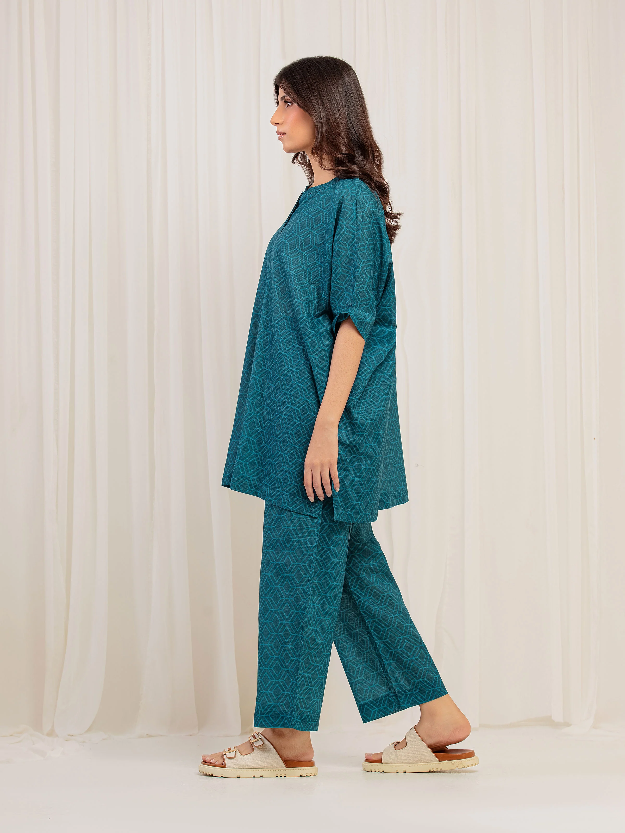 Pret Printed Lawn Co-ord Set - EWTKP5-85010ST - Image 5