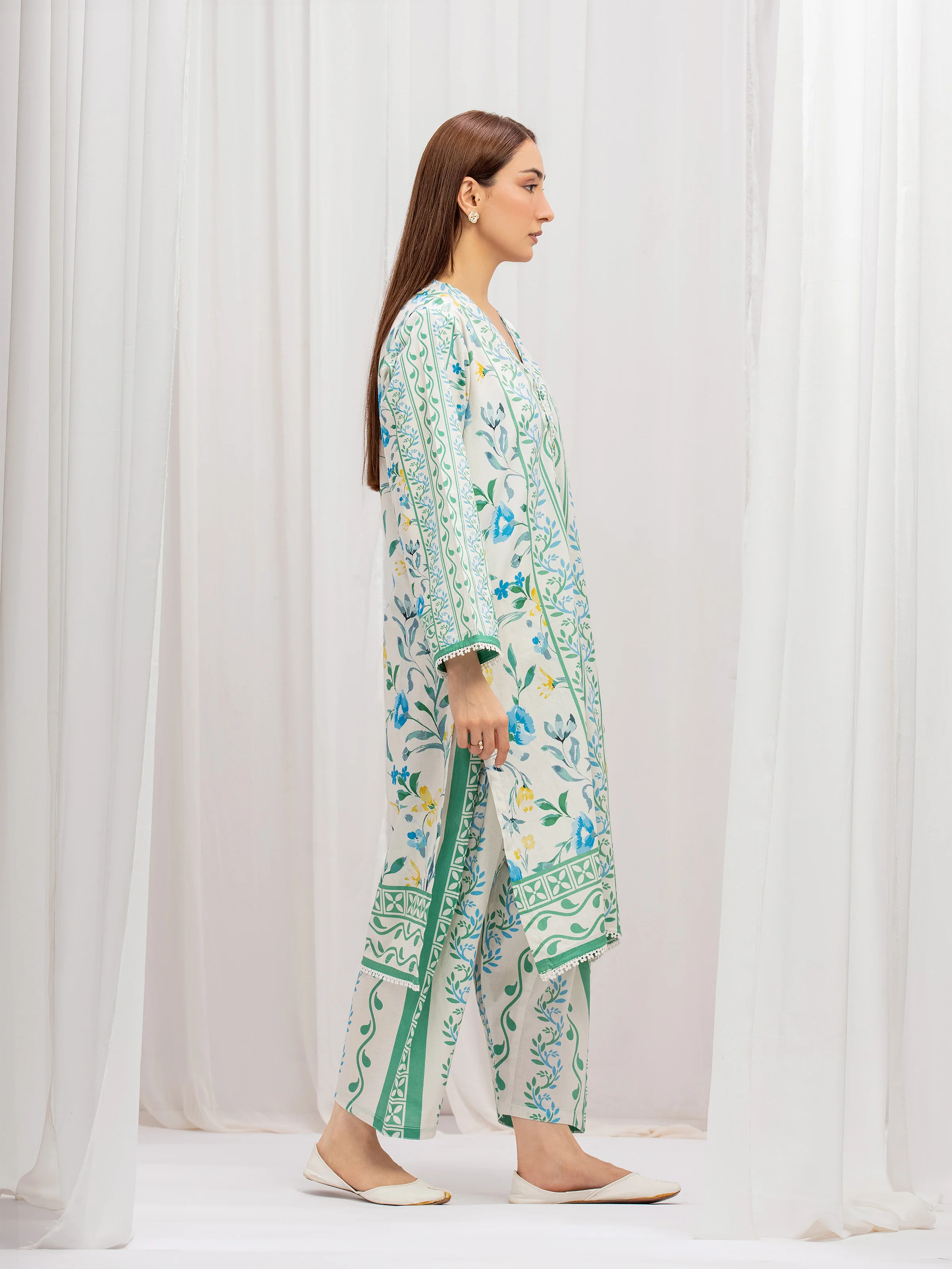 Pret Printed Lawn Co-Ord Set - EWTKP5-85030ST - Image 4