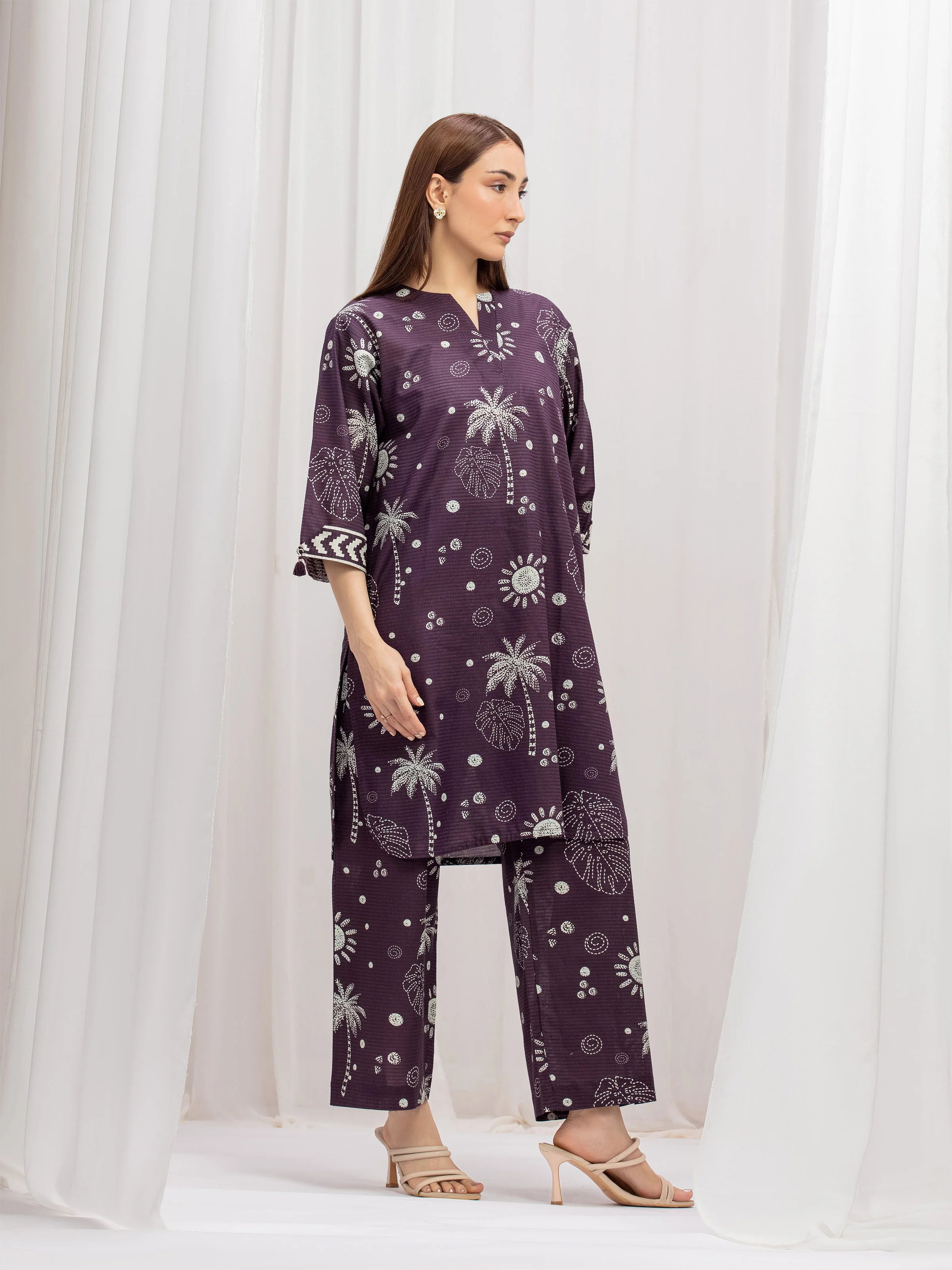Pret Printed Lawn Slub Co-ord Set - EWTKP5-86001ST - Image 4