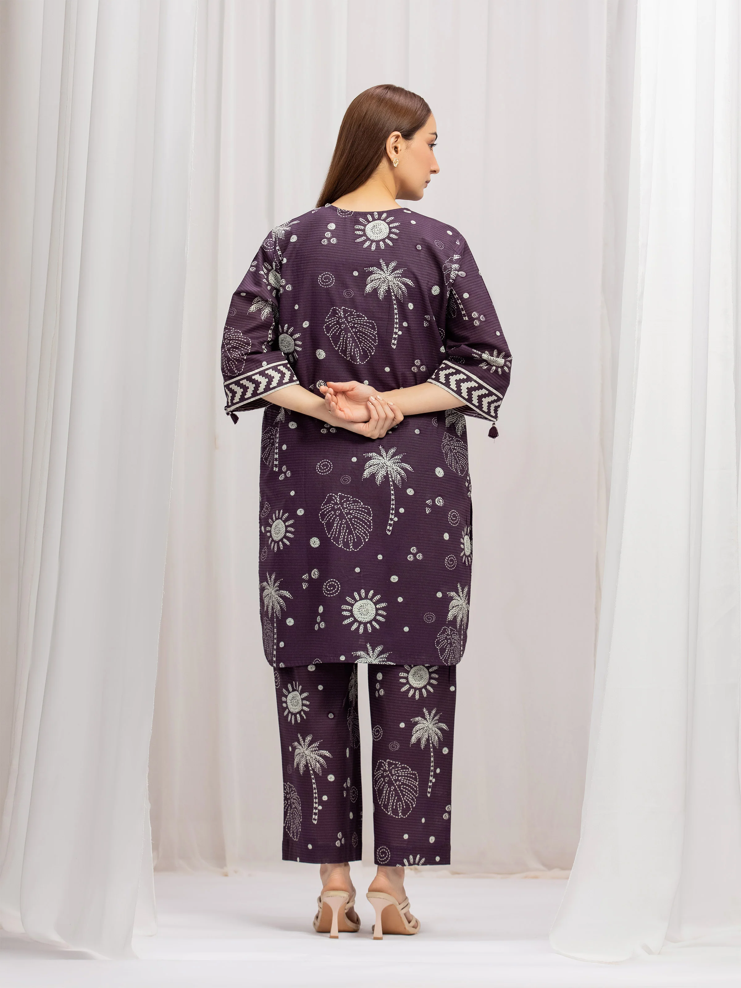 Pret Printed Lawn Slub Co-ord Set - EWTKP5-86001ST - Image 5