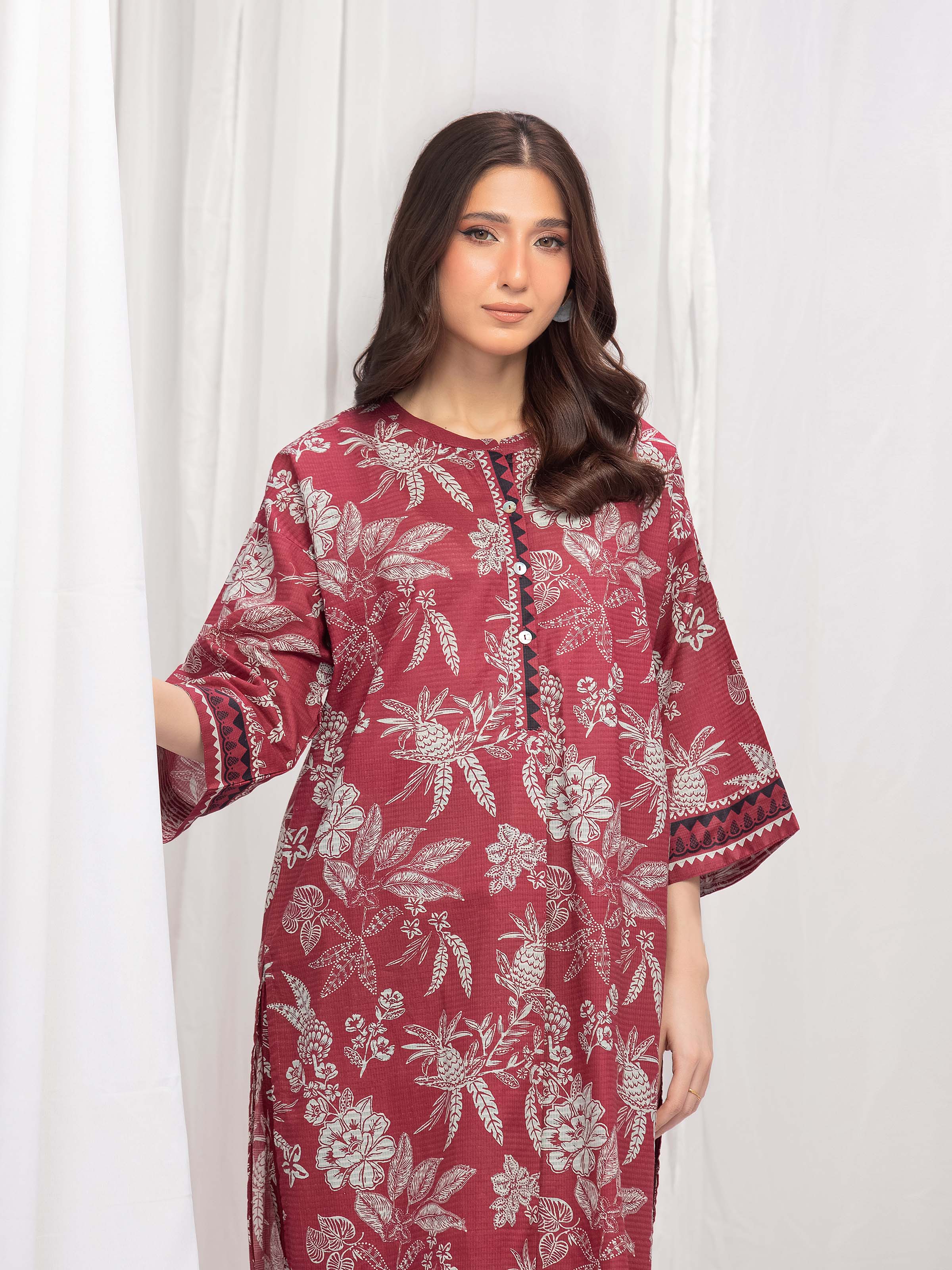 Pret Printed Lawn Slub Co-ord Set - EWTKP5-86010ST - Image 2