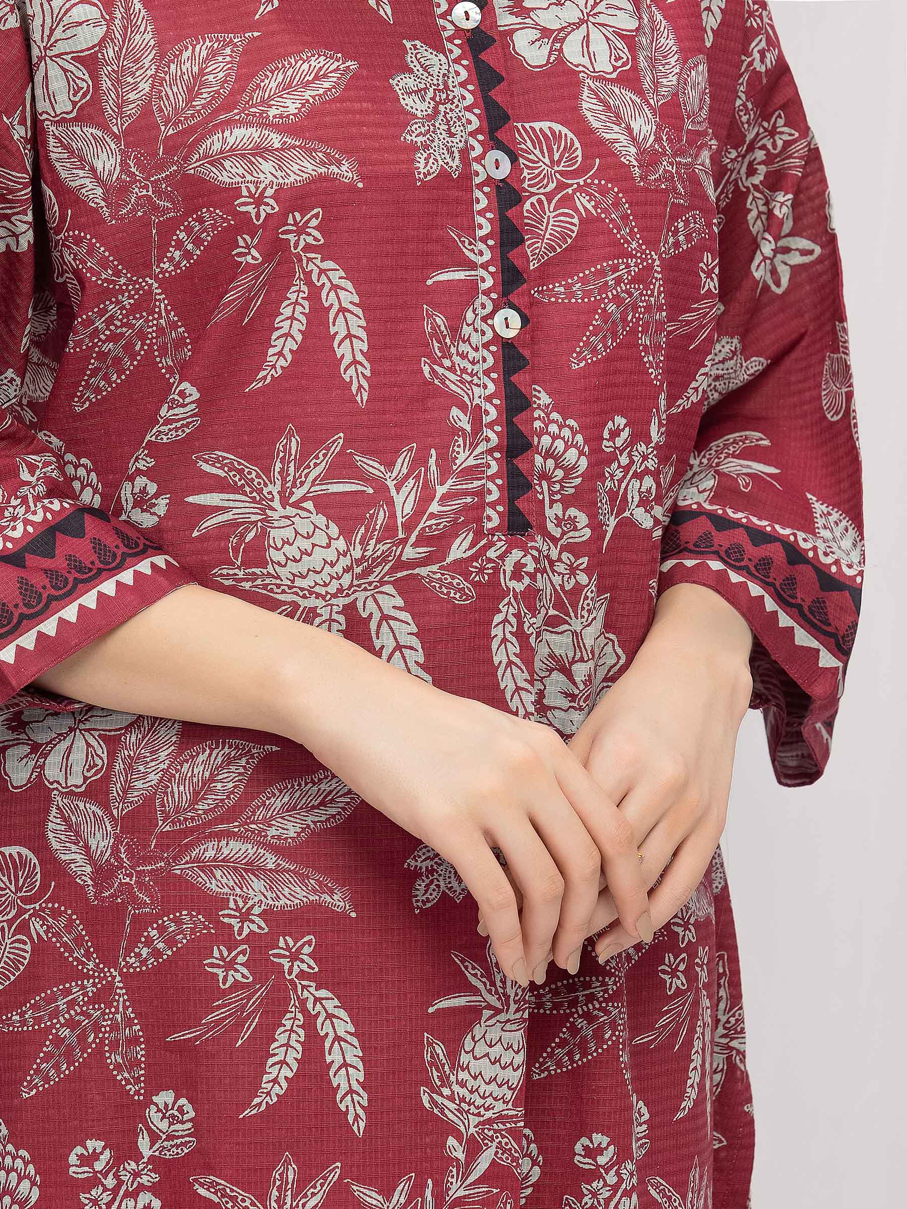 Pret Printed Lawn Slub Co-ord Set - EWTKP5-86010ST - Image 3