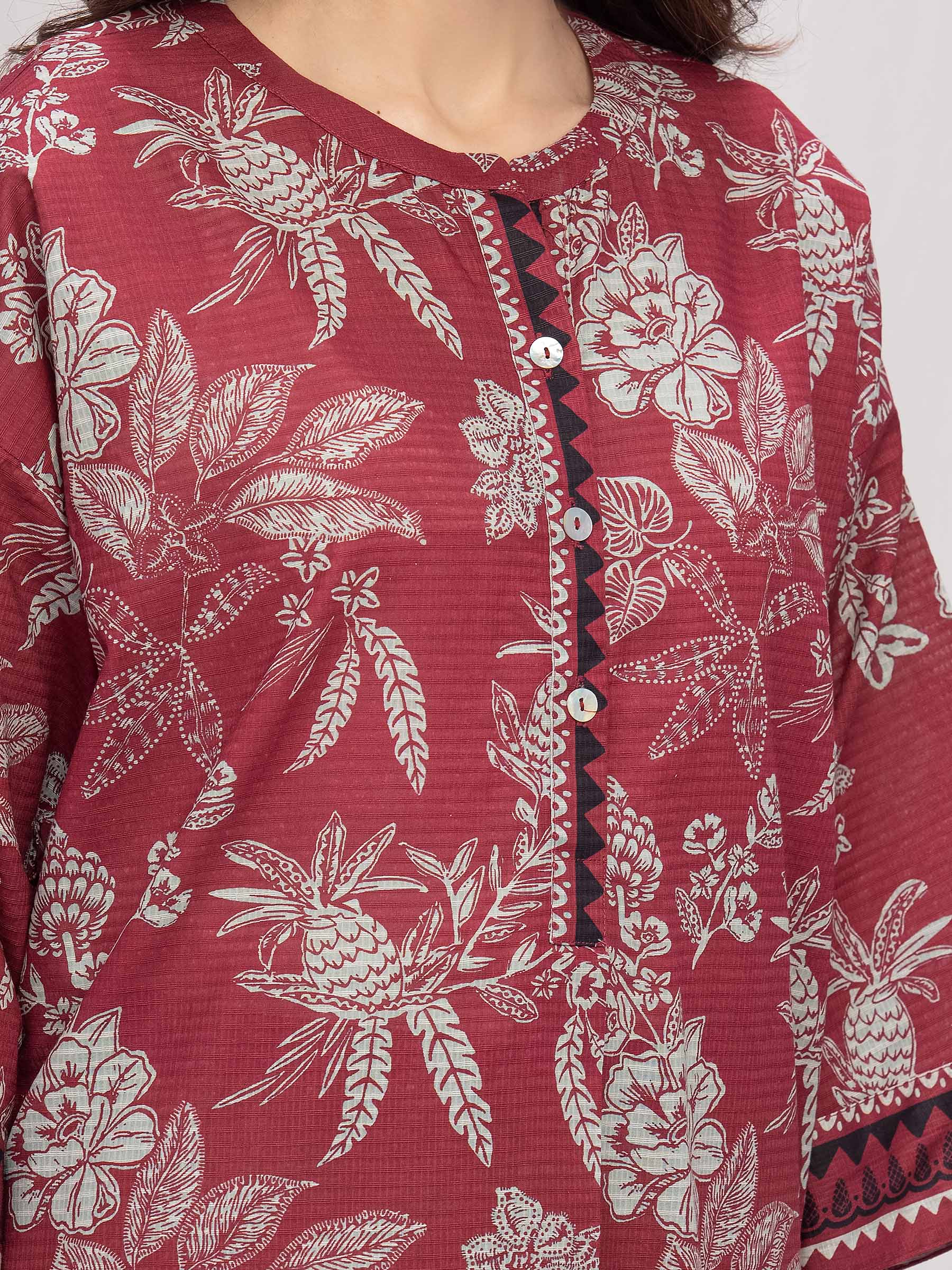 Pret Printed Lawn Slub Co-ord Set - EWTKP5-86010ST - Image 4