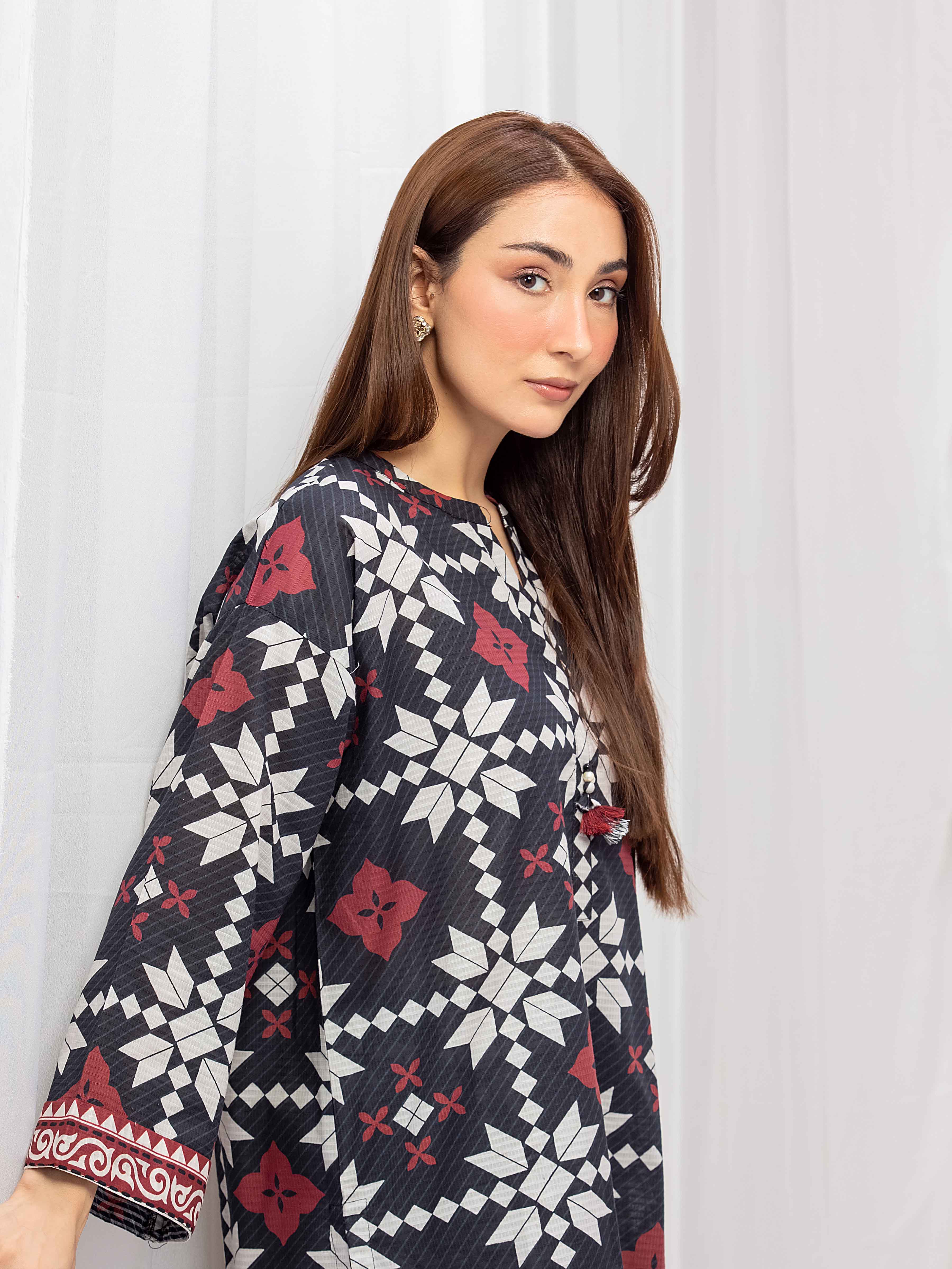 Pret Printed Lawn Slub Co-ord Set - EWTKP5-86011ST - Image 3