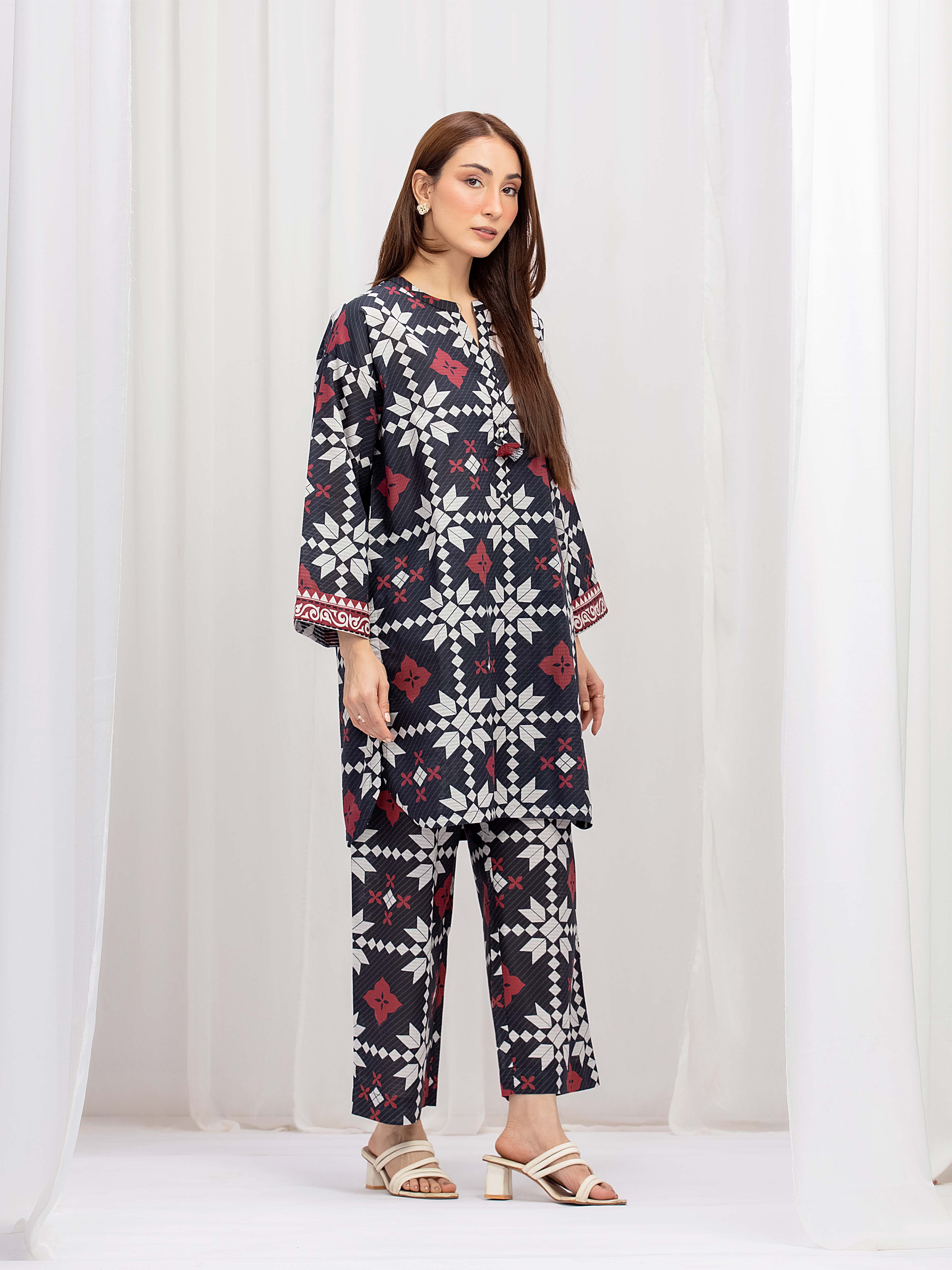 Pret Printed Lawn Slub Co-ord Set - EWTKP5-86011ST - Image 5