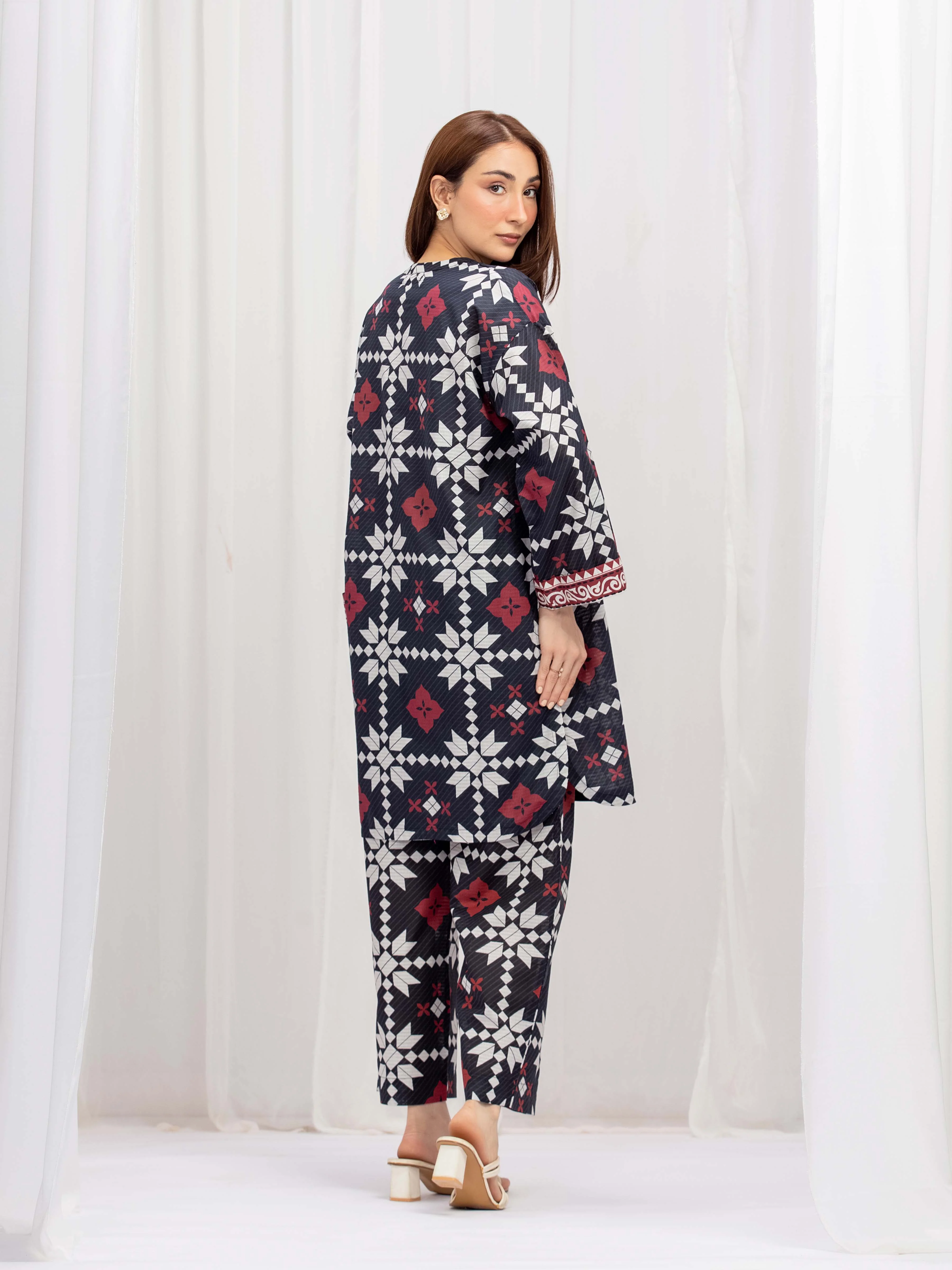 Pret Printed Lawn Slub Co-ord Set - EWTKP5-86011ST - Image 6