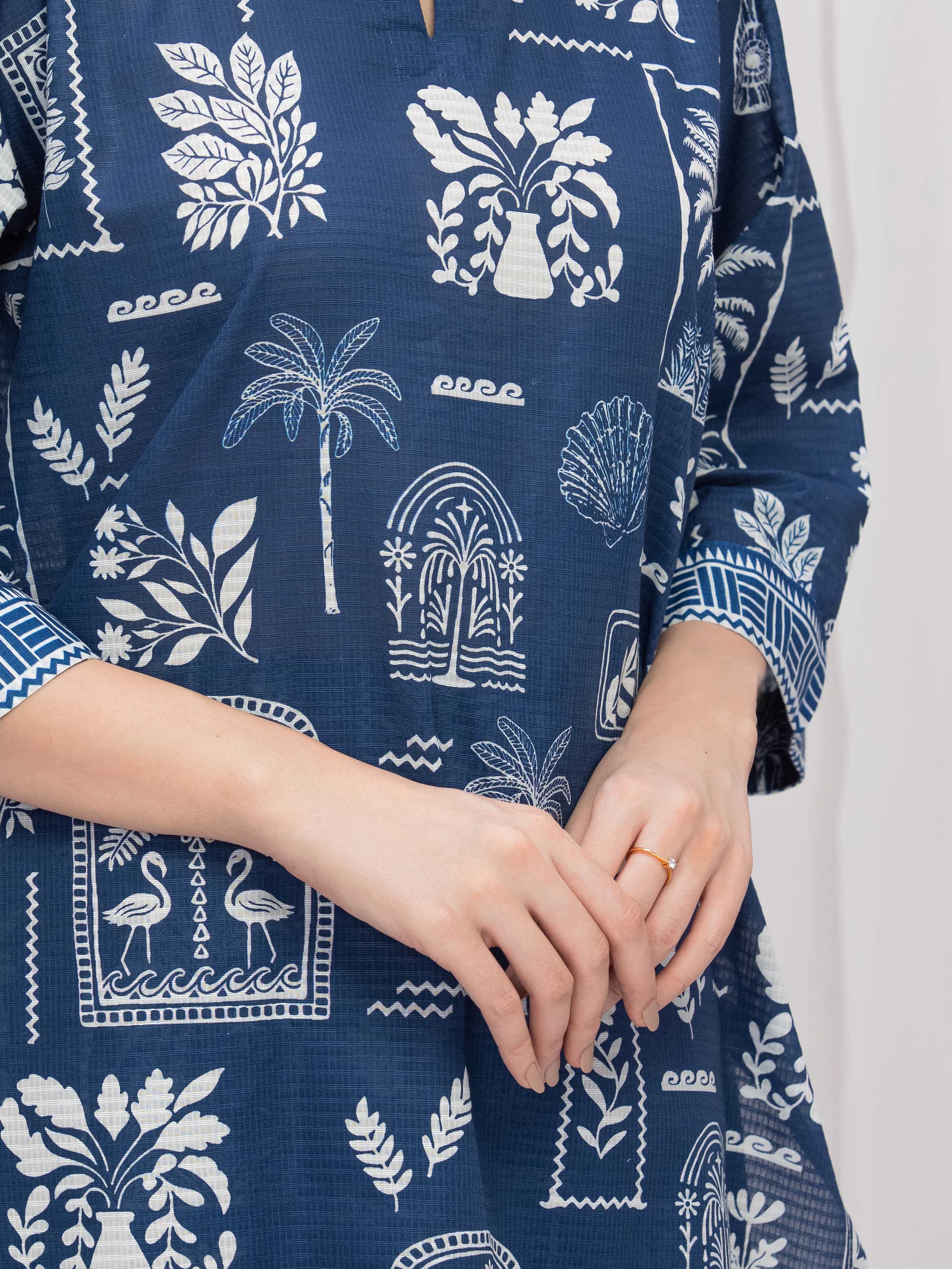 Pret Printed Slub Lawn Co-Ord Set - EWTKP5-86012ST - Image 3
