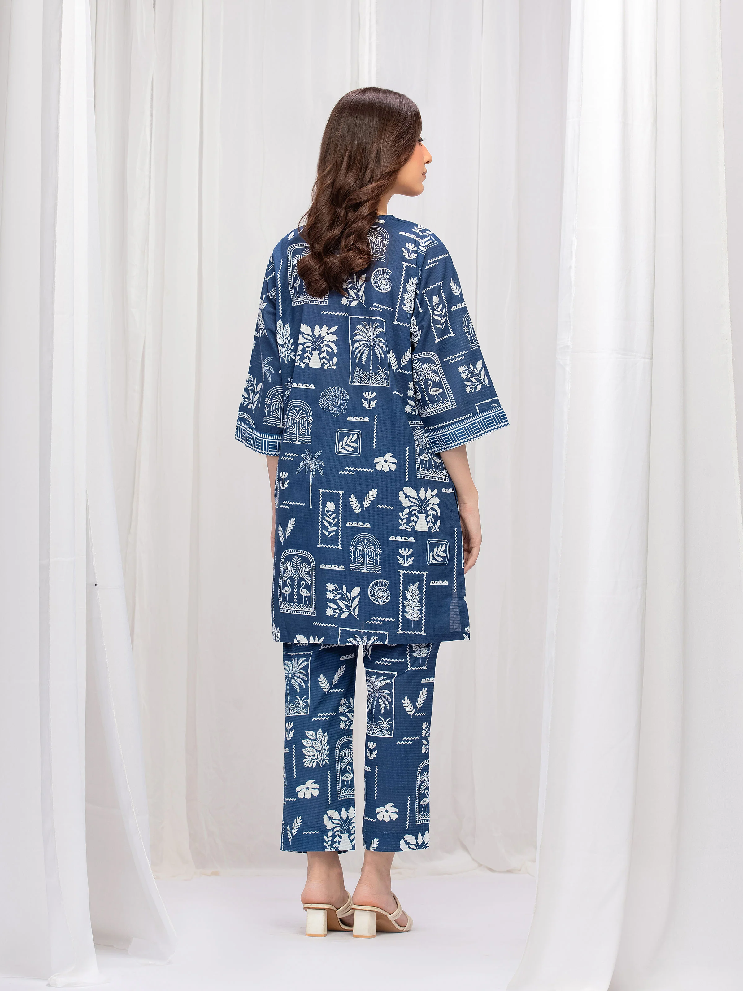 Pret Printed Slub Lawn Co-Ord Set - EWTKP5-86012ST - Image 6