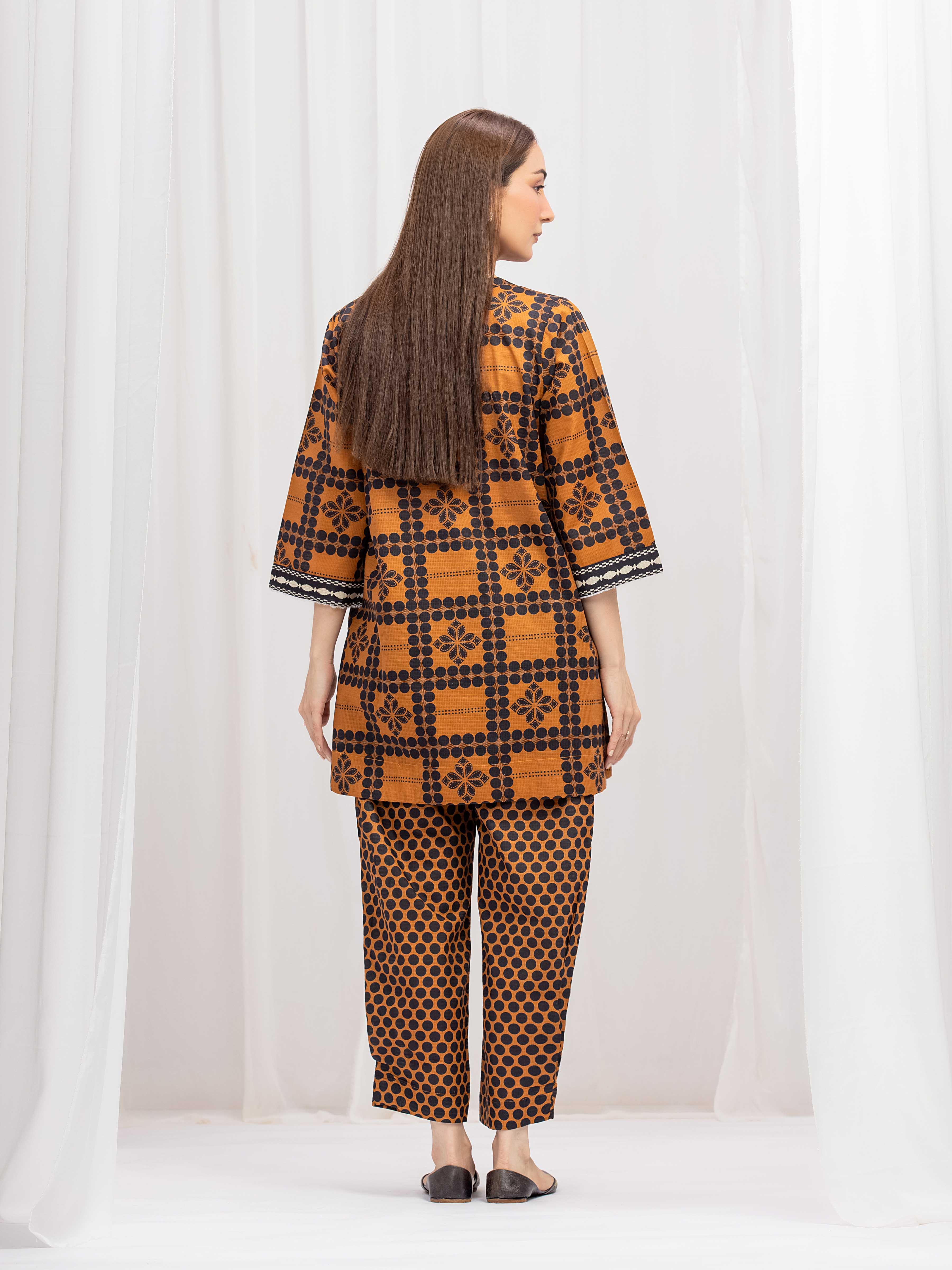 Pret Printed Lawn Slub Co-Ord Set - EWTKP5-86006ST - Image 6