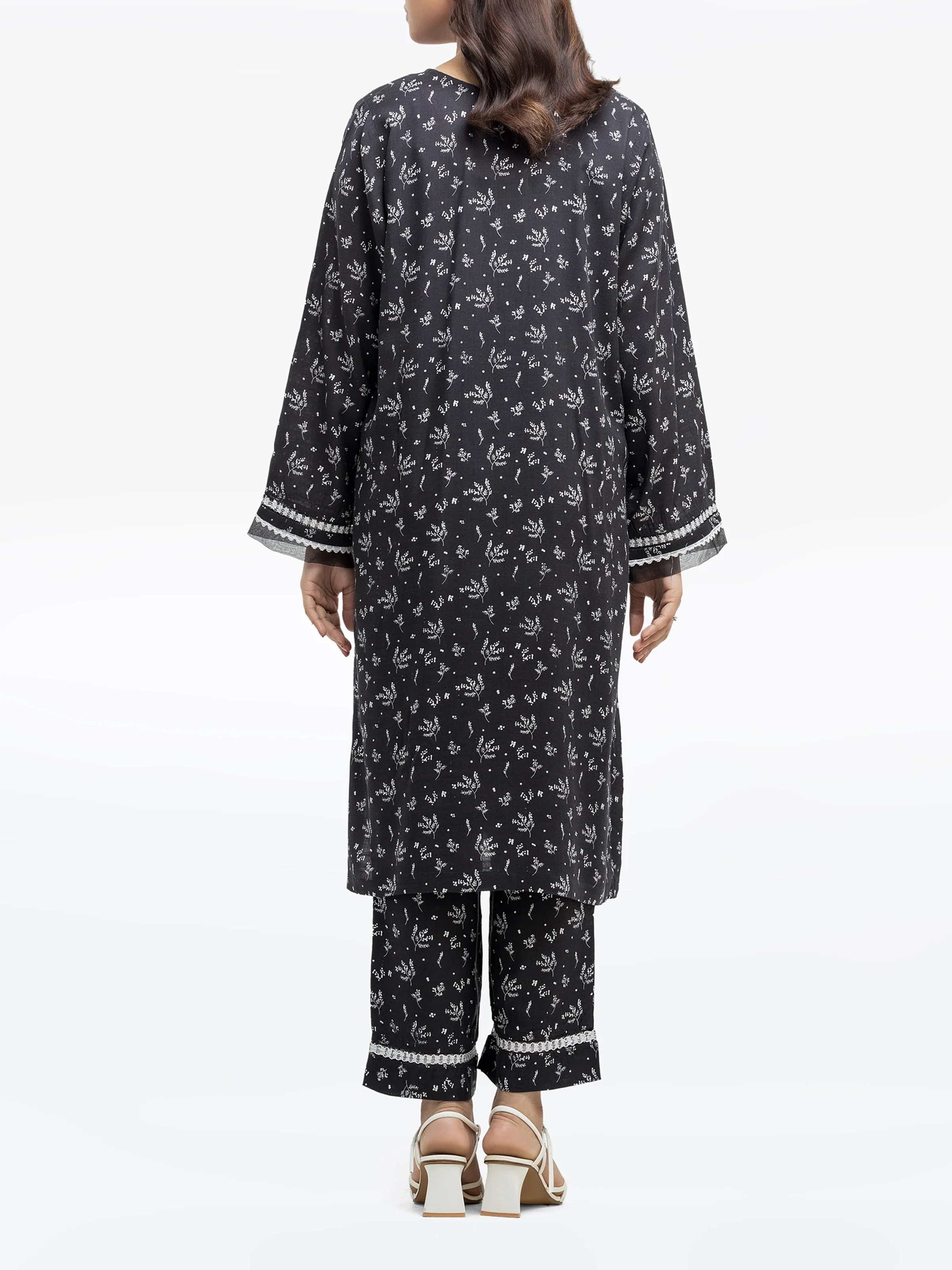 Pret Printed Raw Silk Co-ord Set - EWTKP24-80127ST - Image 5