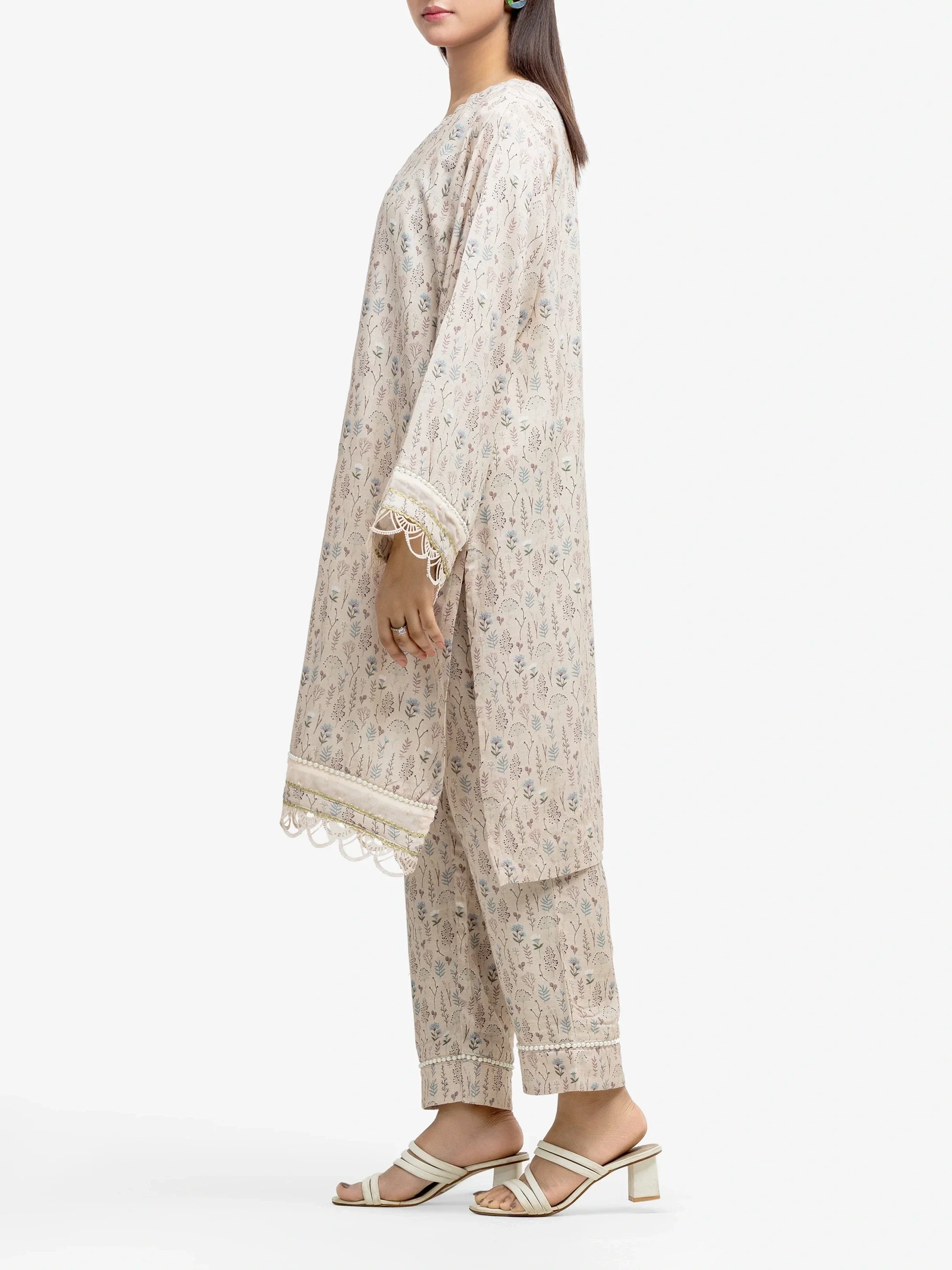 Pret Printed Raw Silk Co-ord Set - EWTKP24-80128ST - Image 4