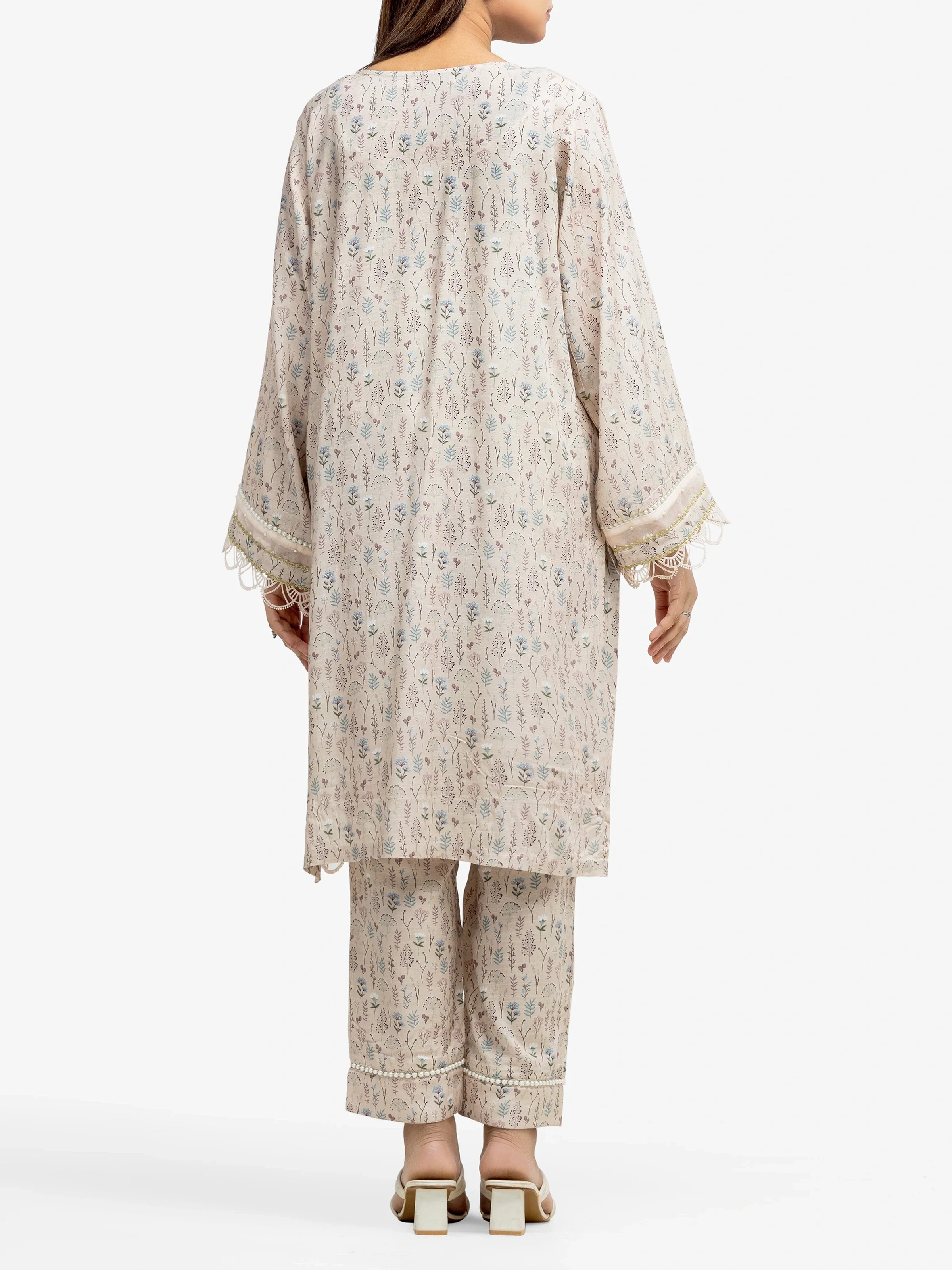 Pret Printed Raw Silk Co-ord Set - EWTKP24-80128ST - Image 5