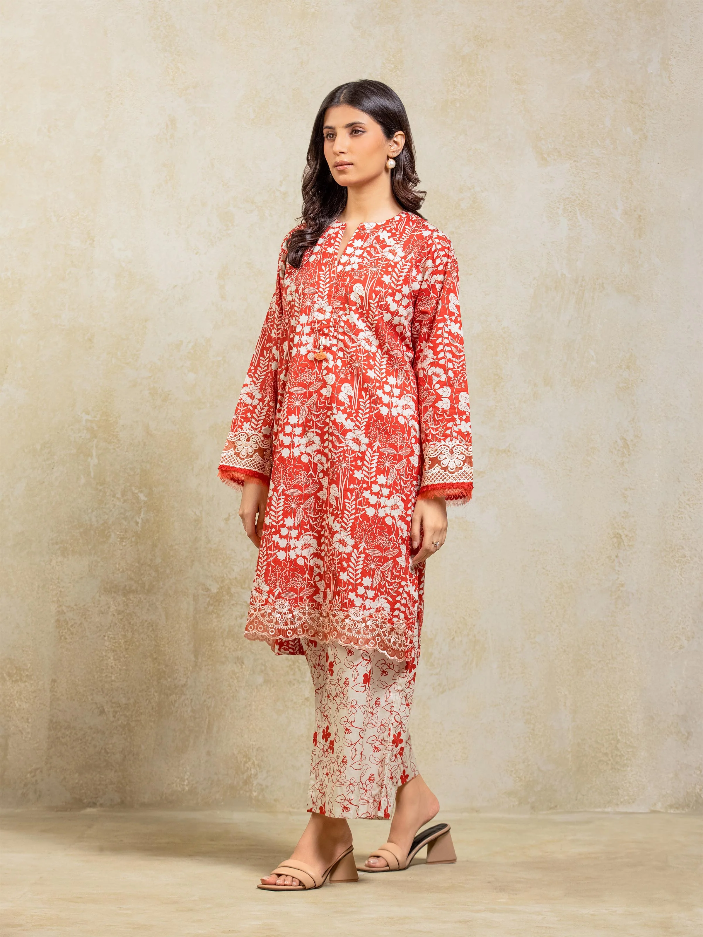 Pret Printed Self Jacquard Co-Ord Set - EWTKP5-81685ST - Image 4