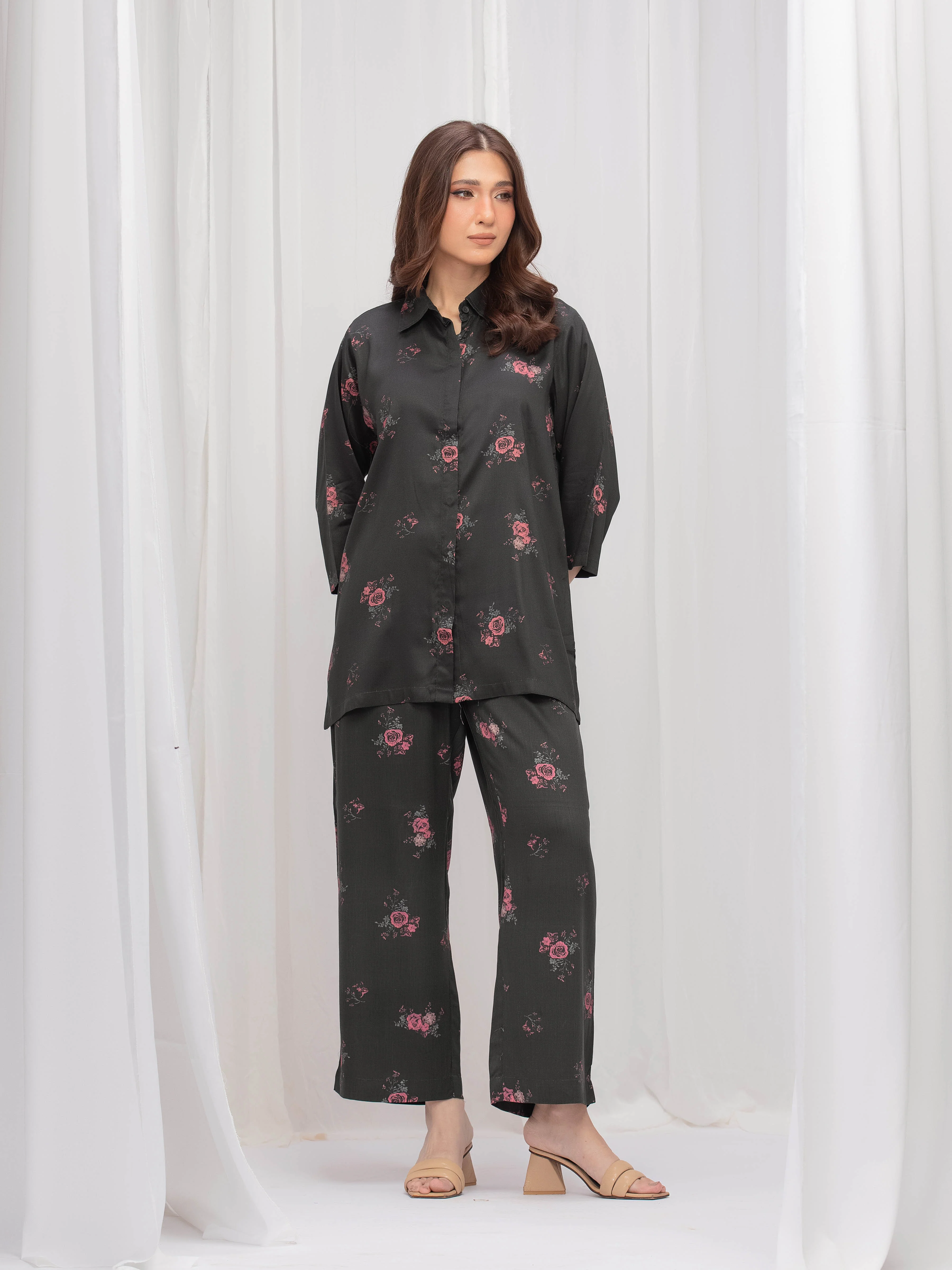 Pret Printed Twill Viscose Co-ord Set - EWTKP5-85011ST - Image 4