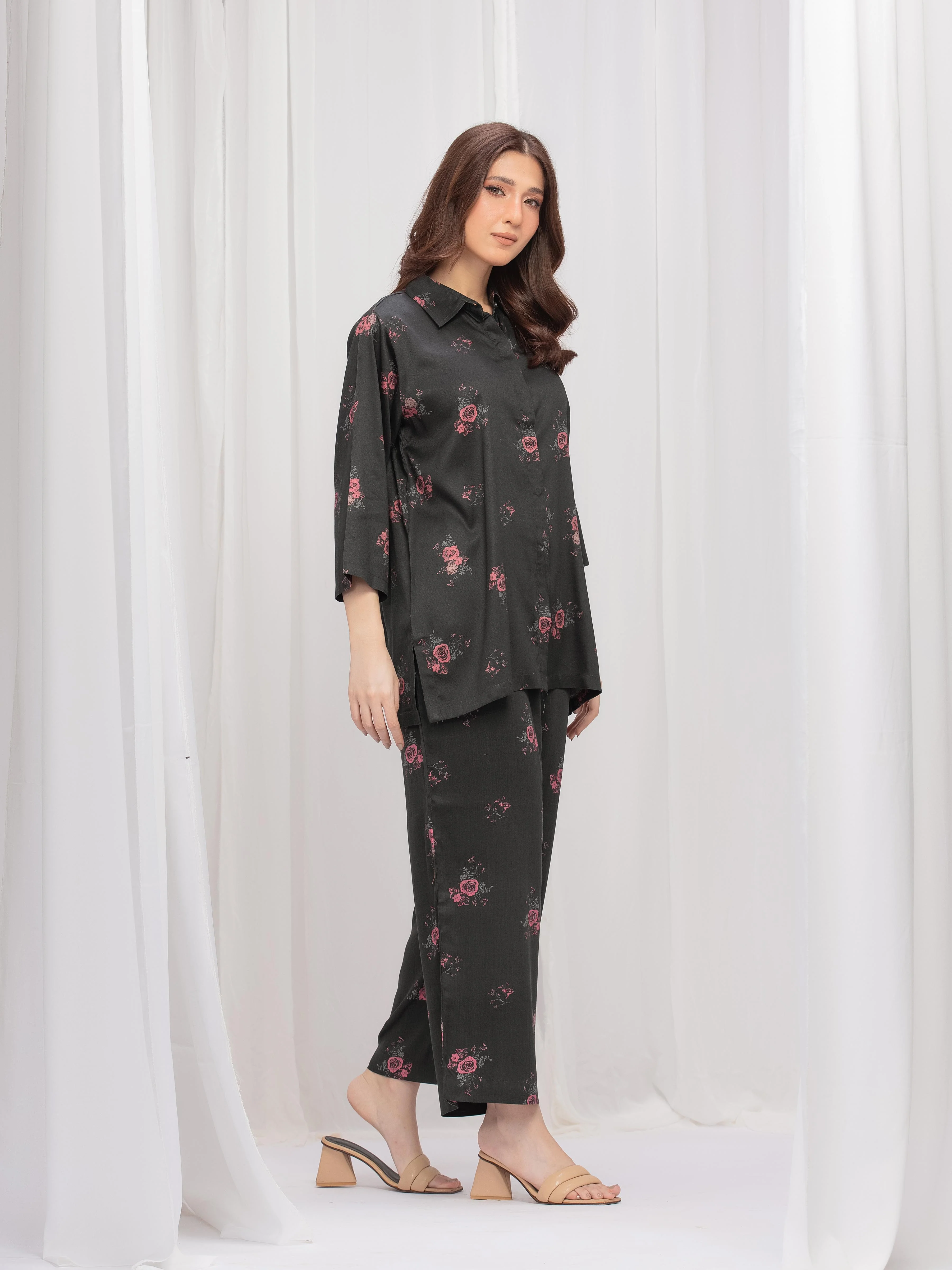 Pret Printed Twill Viscose Co-ord Set - EWTKP5-85011ST - Image 6