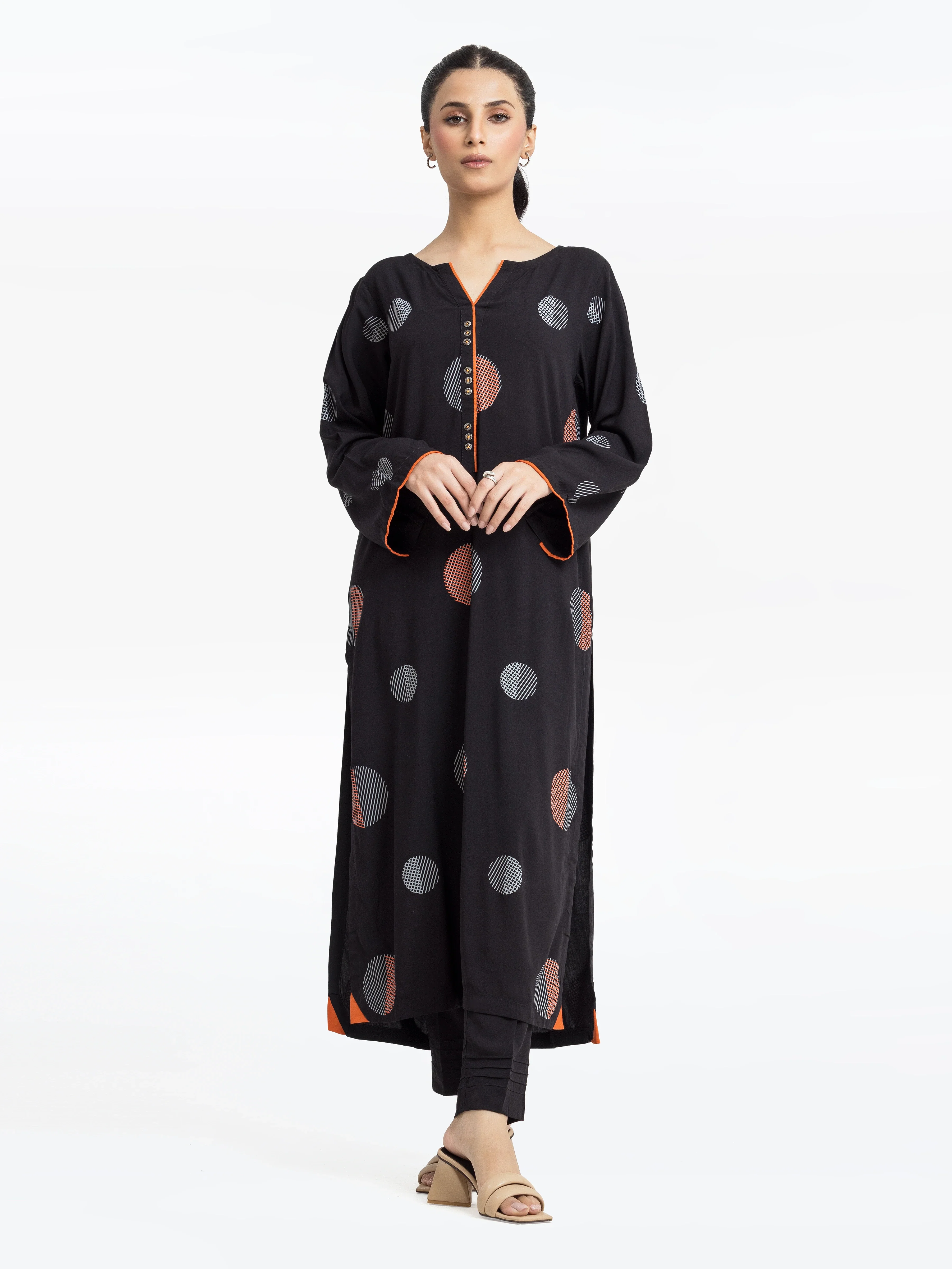 Pret Printed Viscose Shirt Trouser - EWTKP24-69121ST