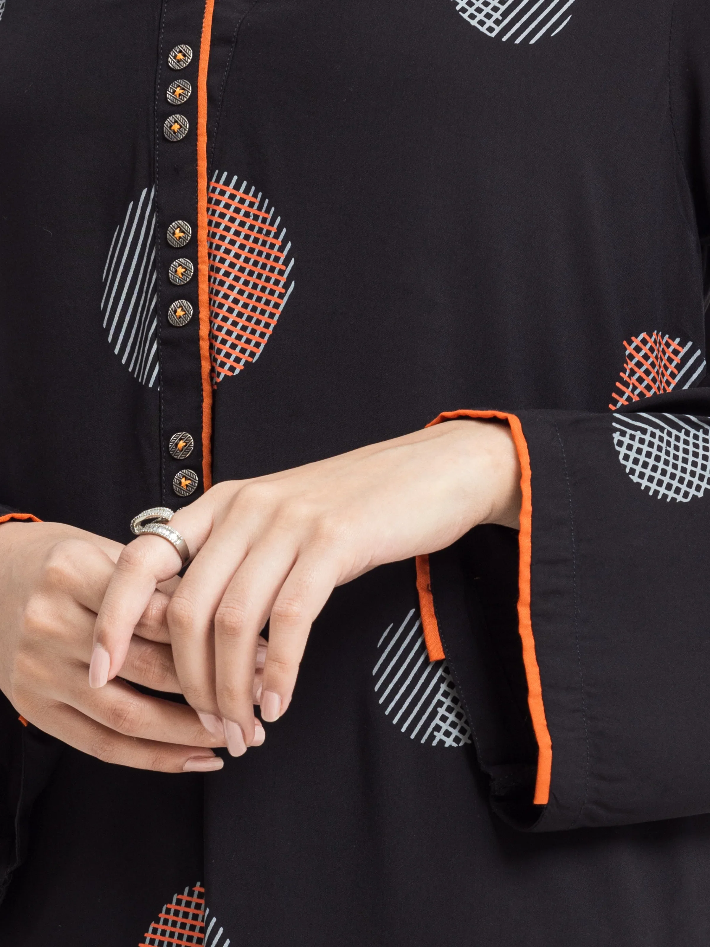 Pret Printed Viscose Shirt Trouser - EWTKP24-69121ST - Image 3