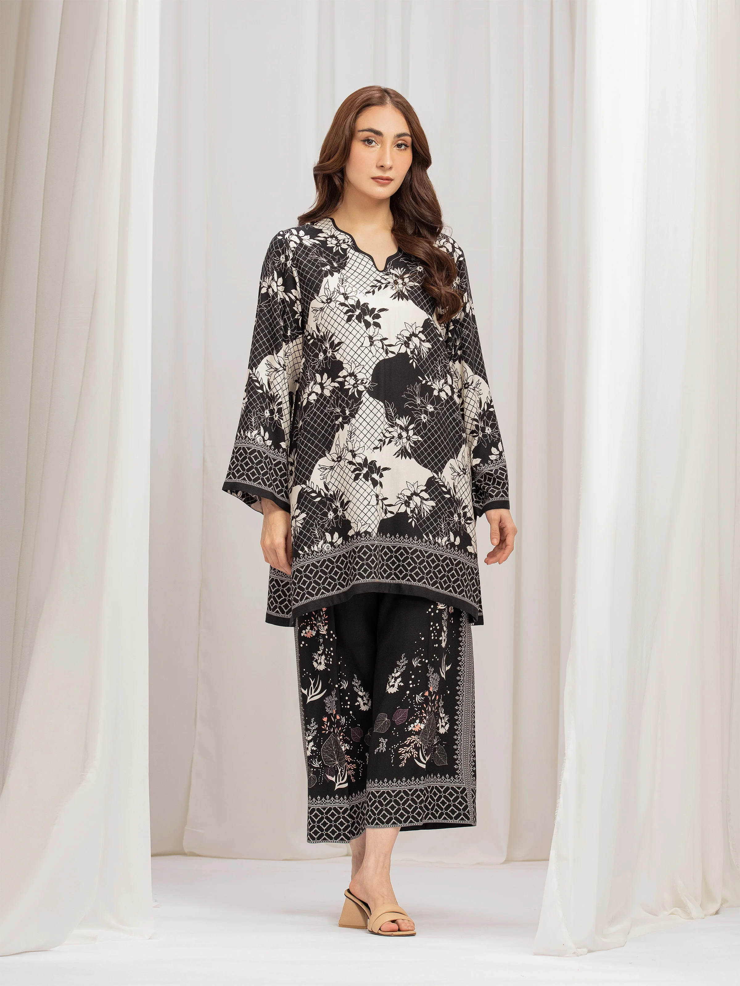 Pret Printed Twill Viscose Co-Ord Set - EWTKP5-84071ST