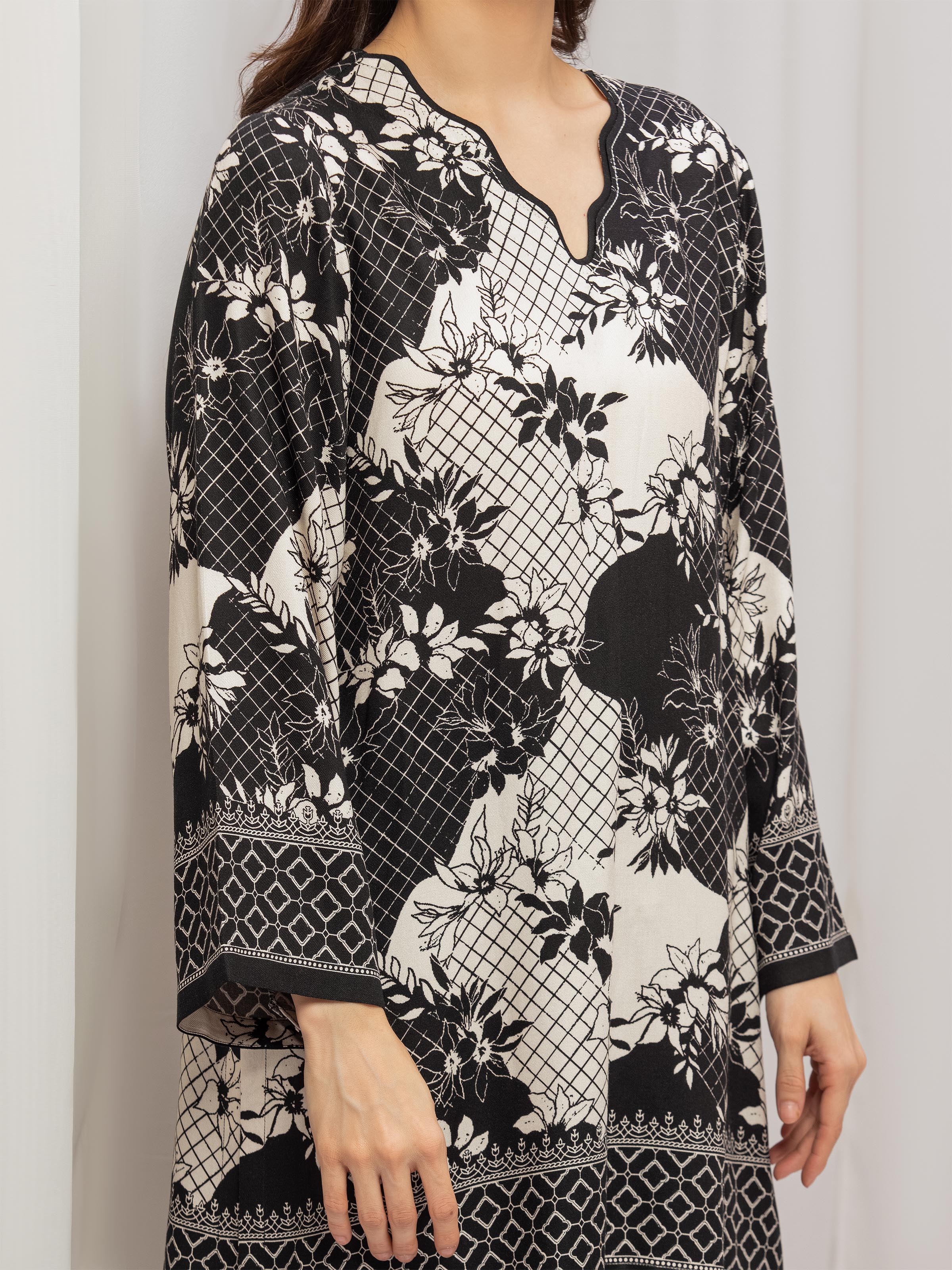 Pret Printed Twill Viscose Co-Ord Set - EWTKP5-84071ST - Image 3