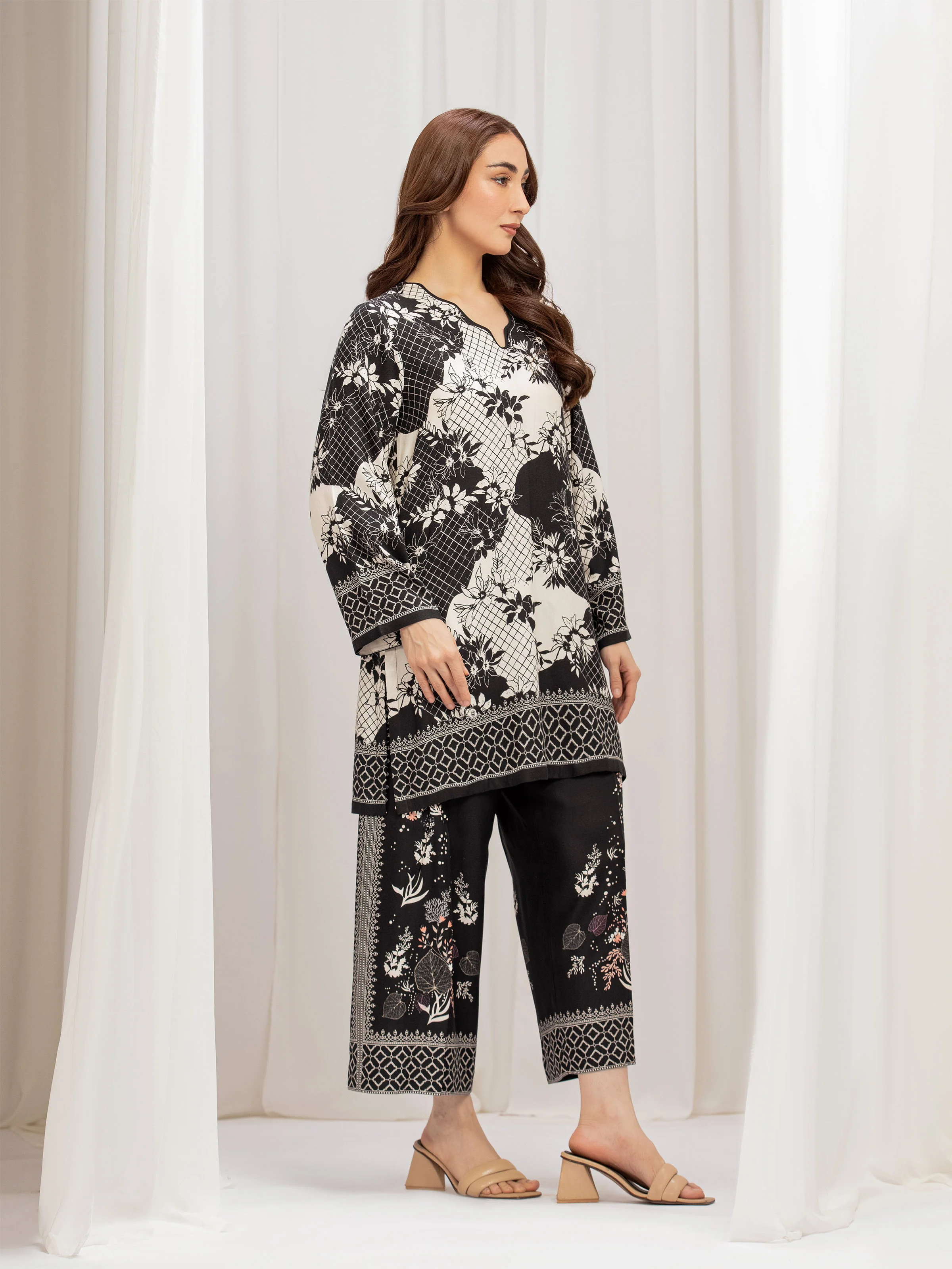 Pret Printed Twill Viscose Co-Ord Set - EWTKP5-84071ST - Image 4