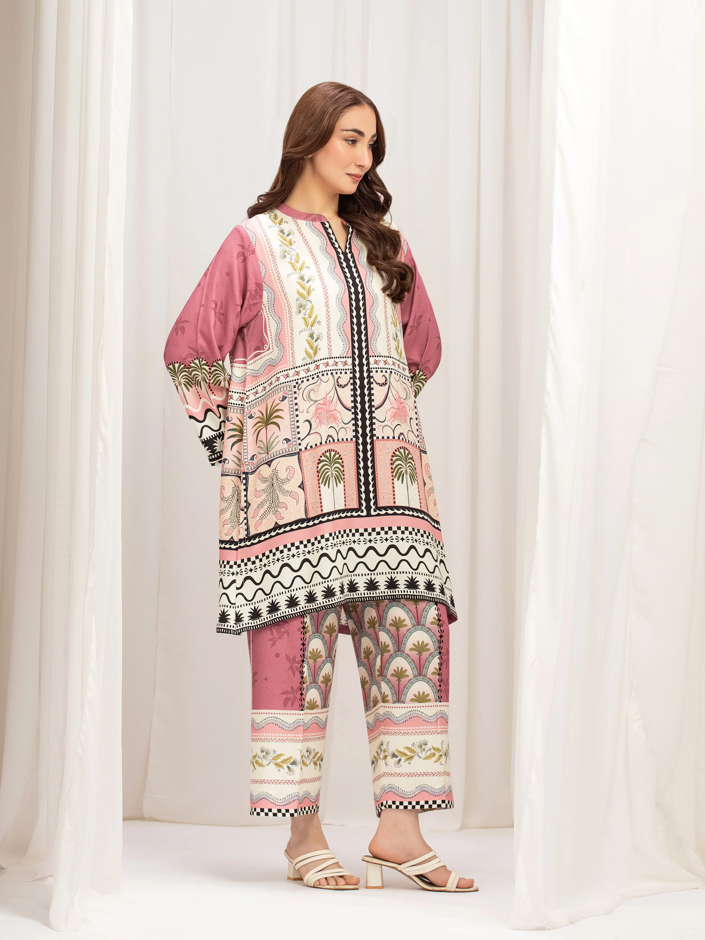 Pret Printed Twill Viscose Co-Ord Set - EWTKP5-84073ST - Image 5