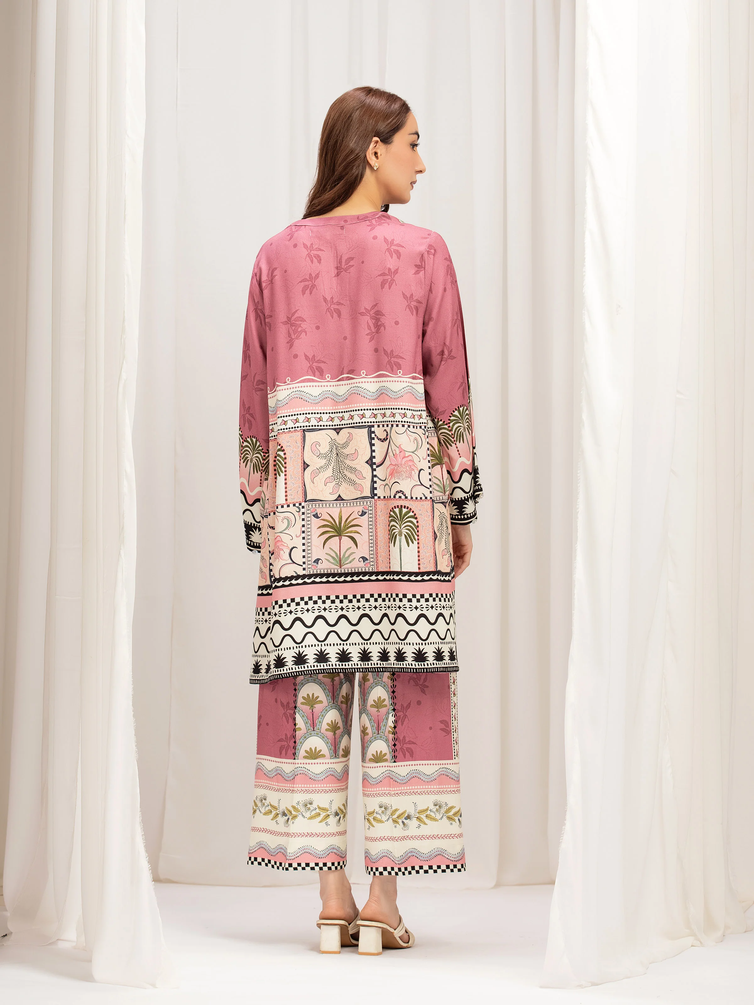Pret Printed Twill Viscose Co-Ord Set - EWTKP5-84073ST - Image 6