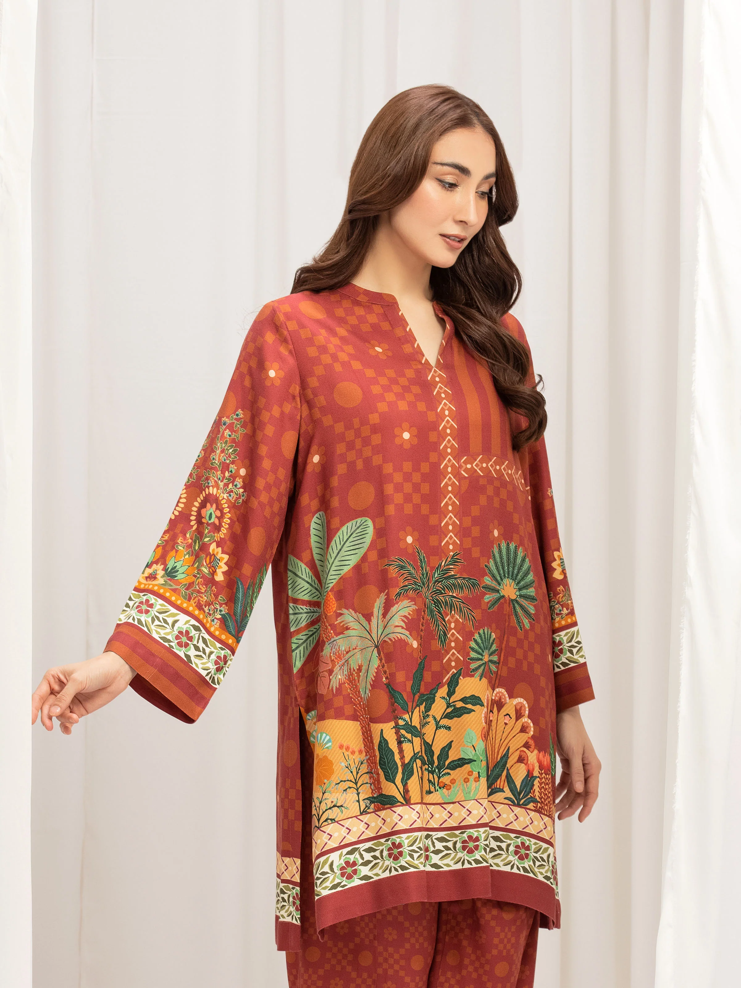 Pret Printed Twill Viscose Co-Ord Set - EWTKP5-84074ST - Image 2
