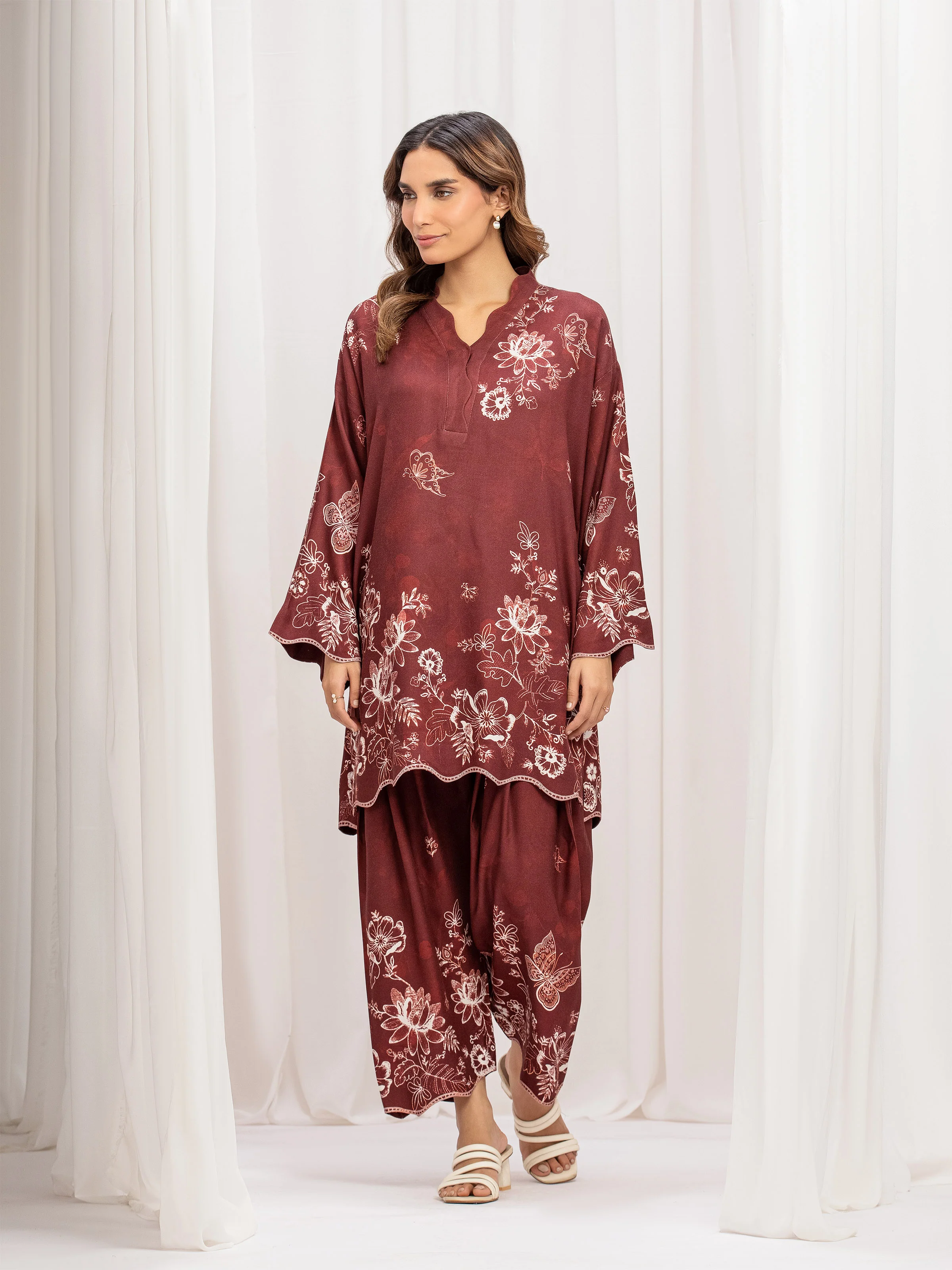 Pret Printed Twill Viscose Co-Ord Set - EWTKP5-84075ST