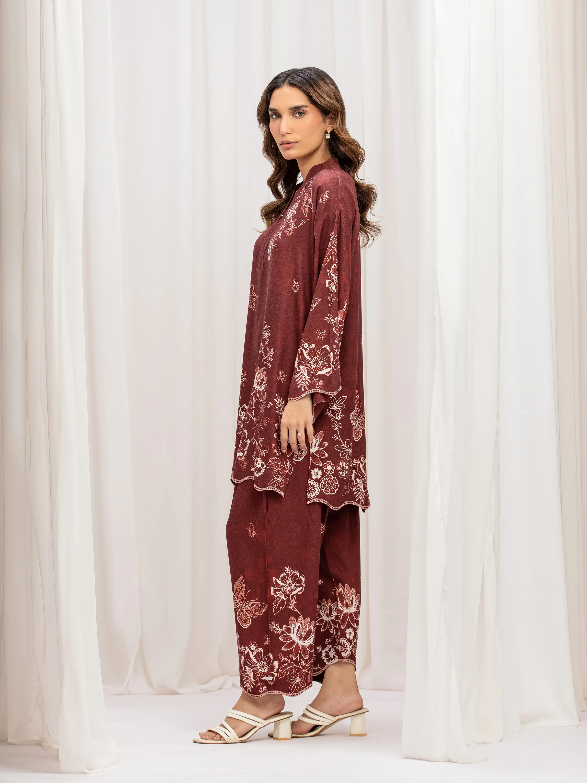 Pret Printed Twill Viscose Co-Ord Set - EWTKP5-84075ST - Image 4
