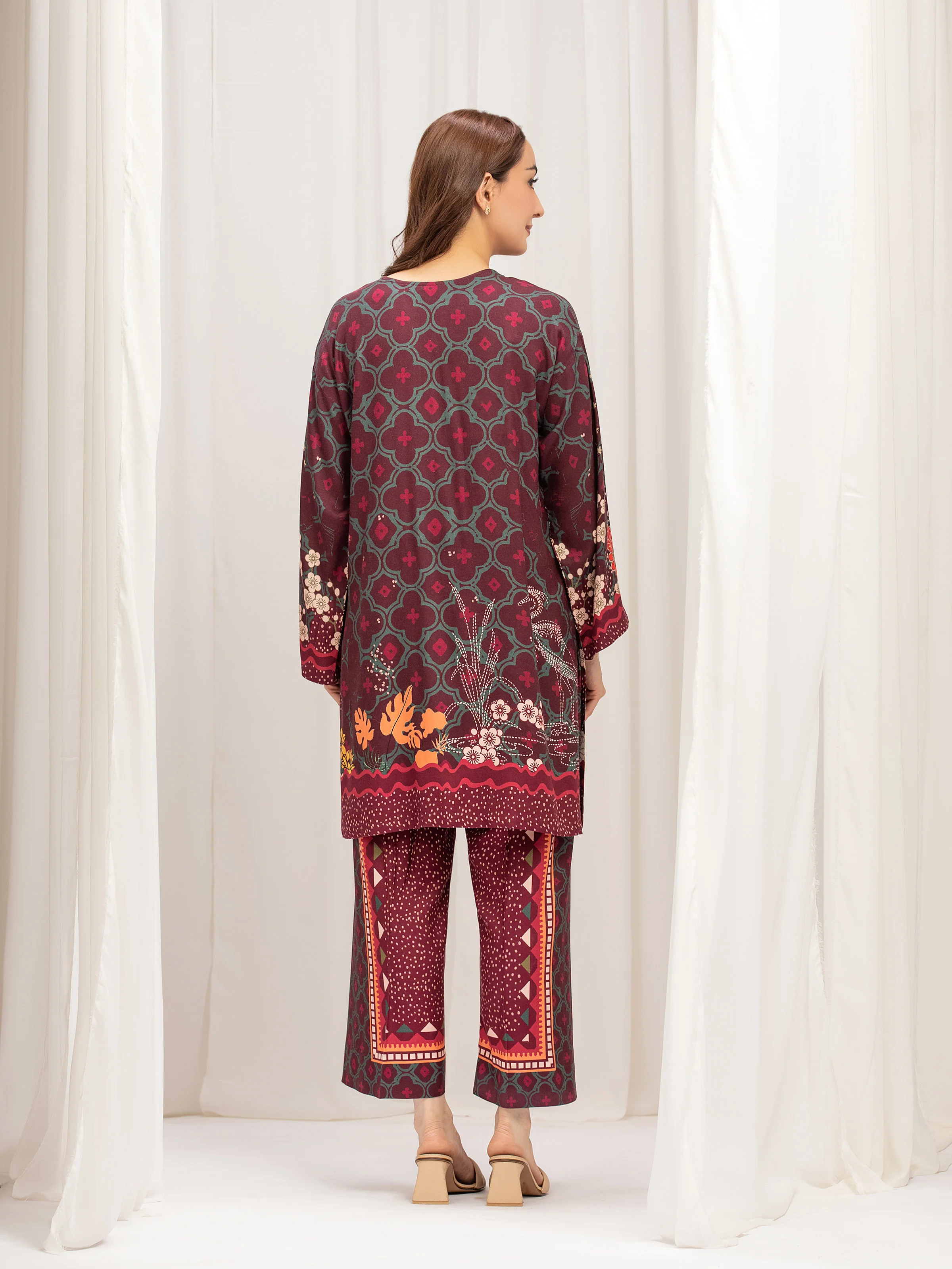 Pret Printed Twill Viscose Co-Ord Set - EWTKP5-84077ST - Image 6