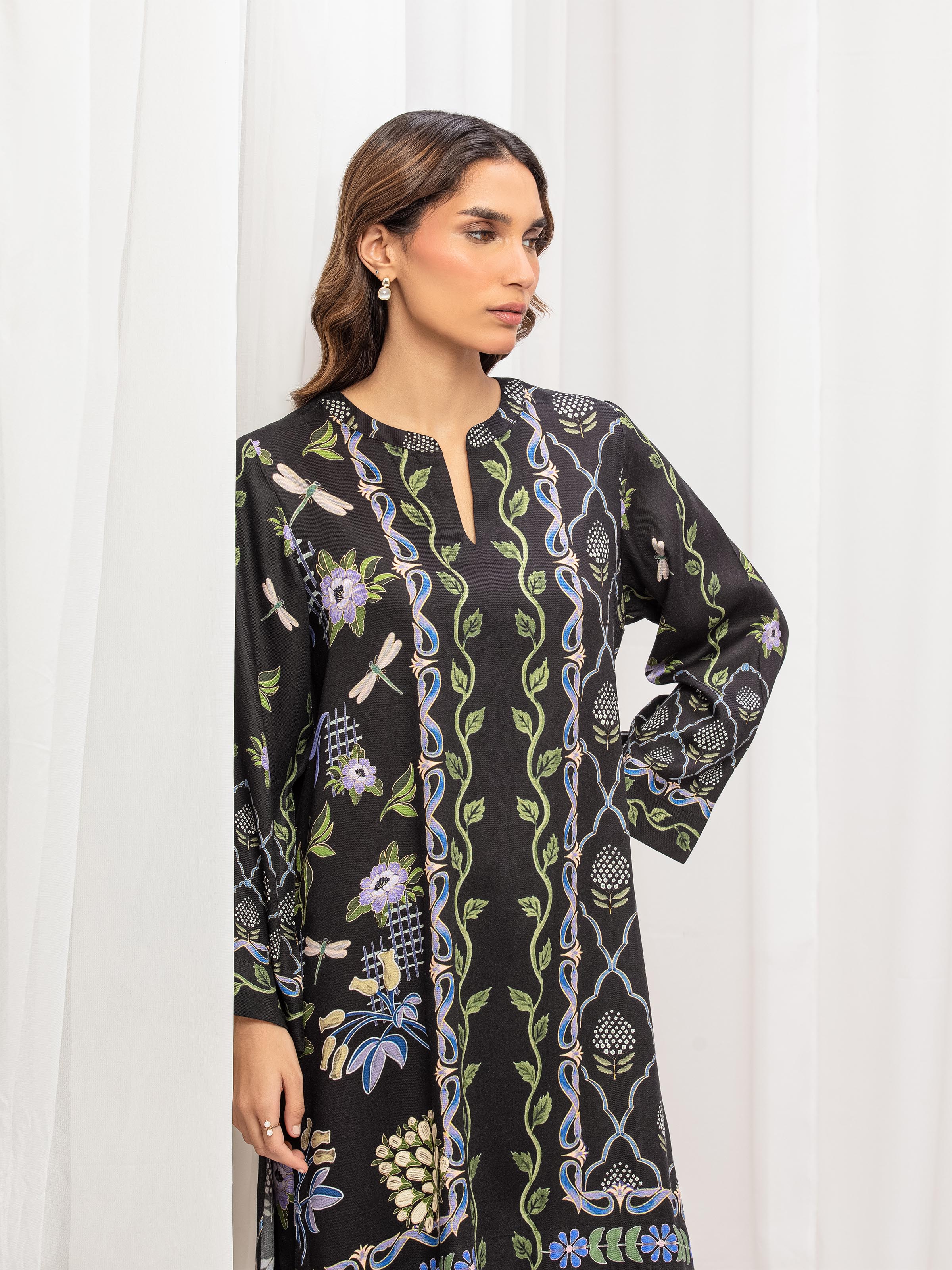 Pret Printed Twill Viscose Co-Ord Set - EWTKP5-84079ST - Image 2