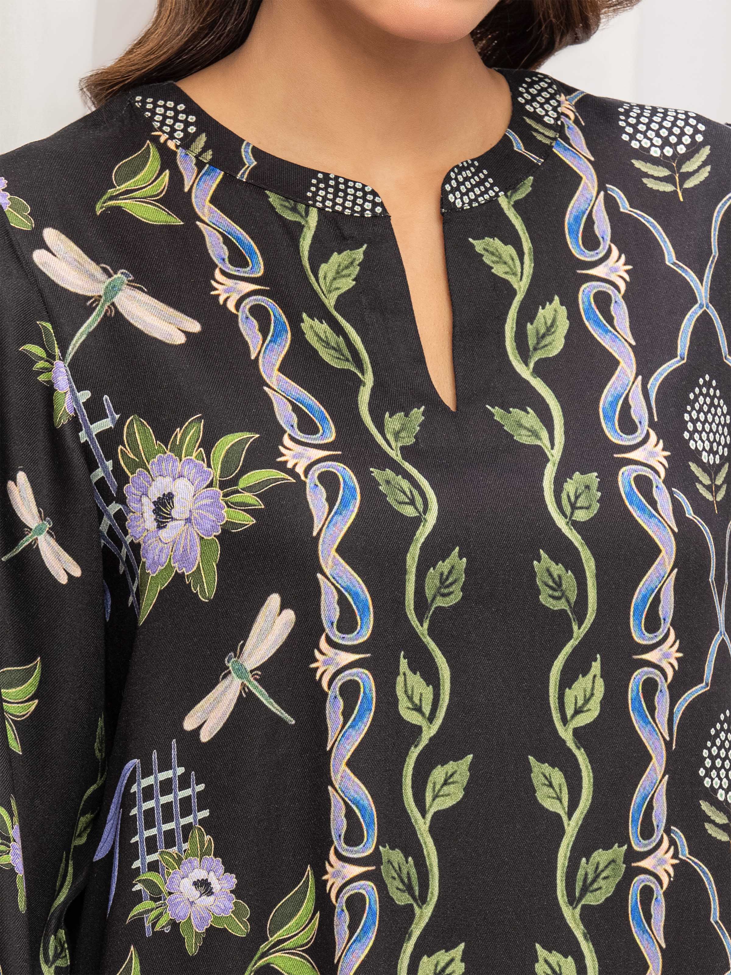 Pret Printed Twill Viscose Co-Ord Set - EWTKP5-84079ST - Image 3