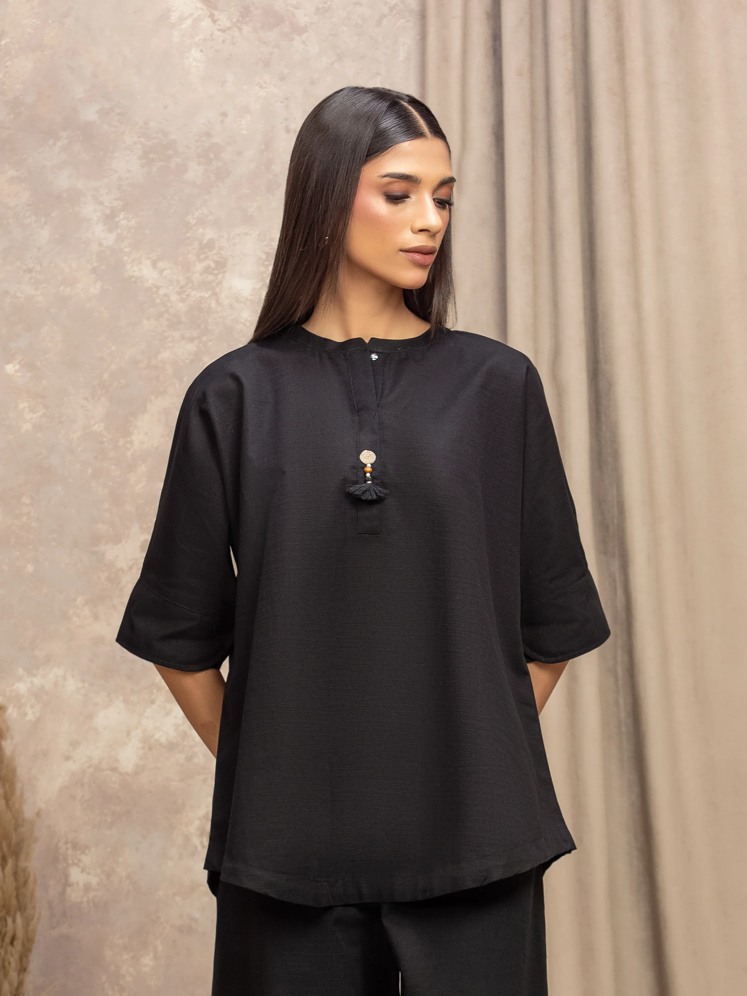 Pret Solid Khaddar Co-ord Set - EWTKS5-84047ST - Image 2