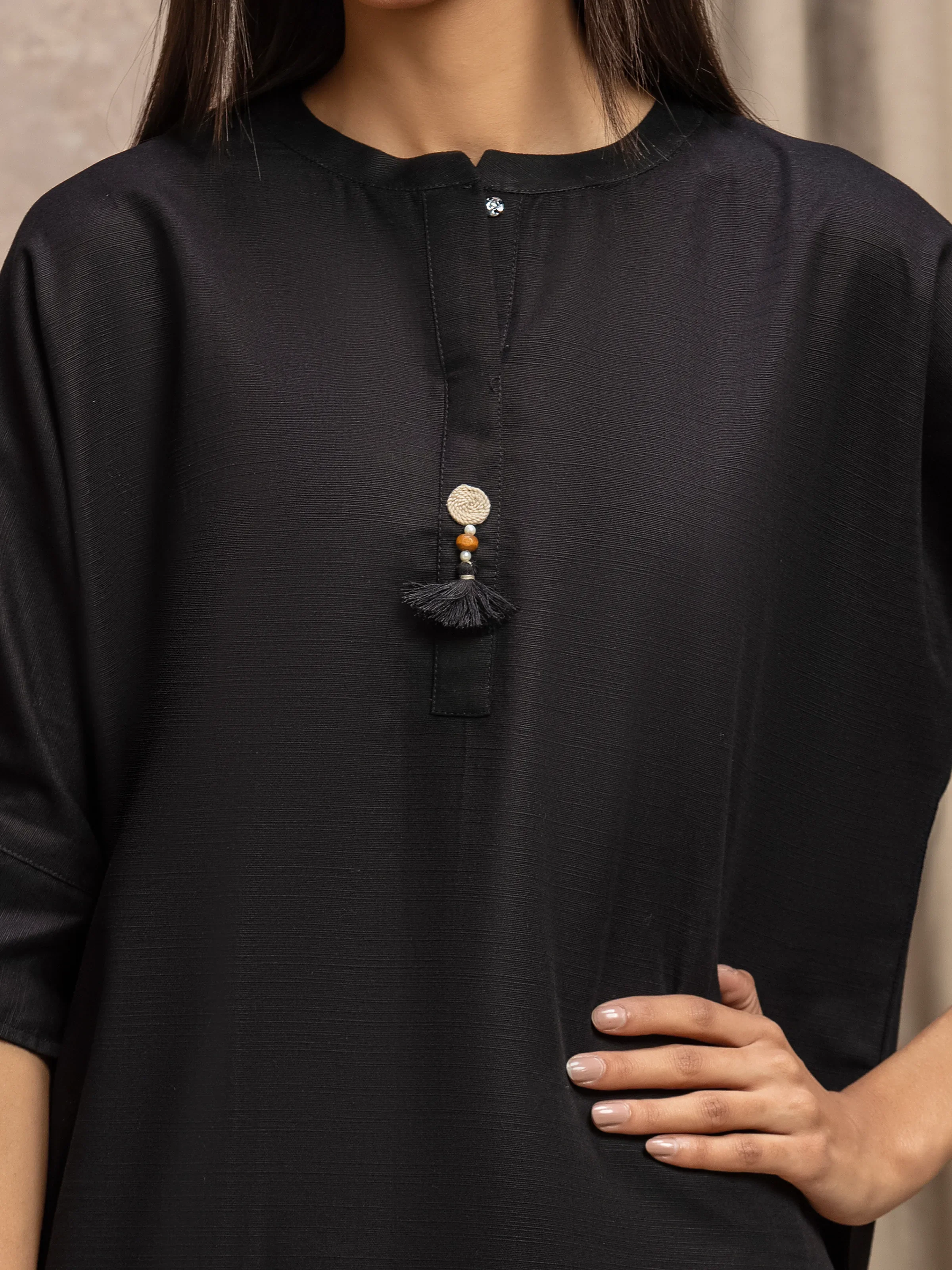Pret Solid Khaddar Co-ord Set - EWTKS5-84047ST - Image 3