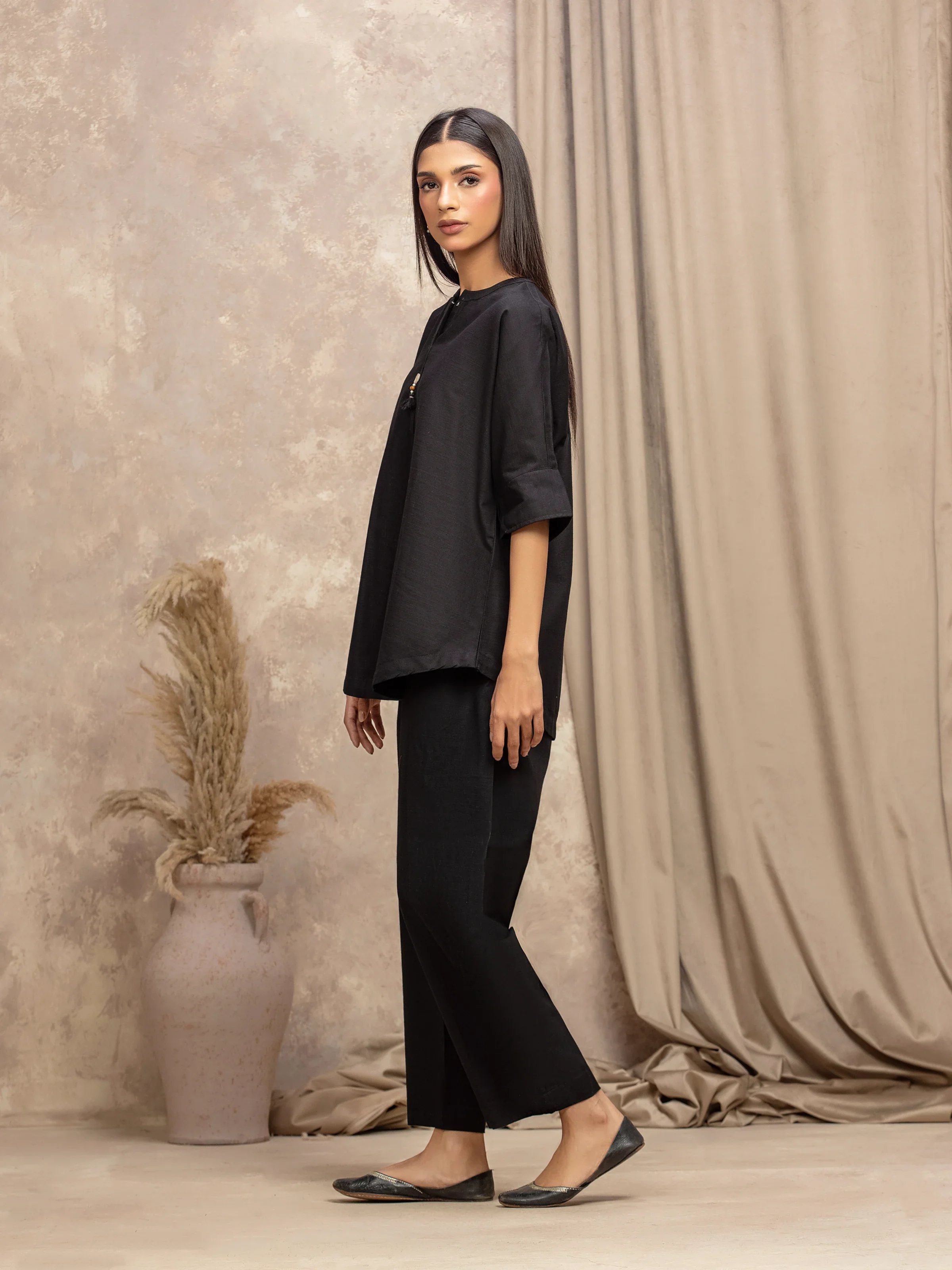 Pret Solid Khaddar Co-ord Set - EWTKS5-84047ST - Image 4